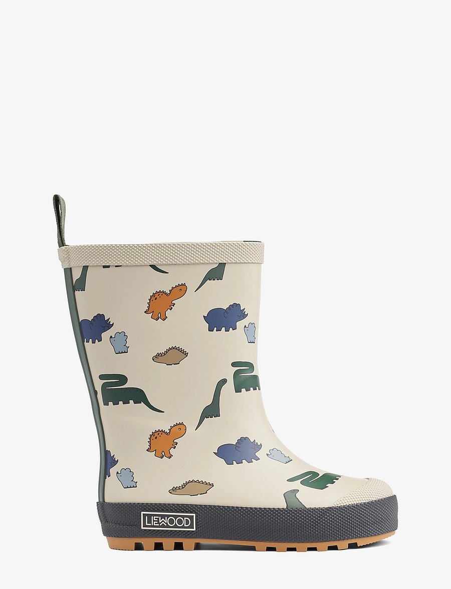 Liewood - Mason Thermo Rainboot - rubberlaarzen met voering - dinosaurs / mist - 2