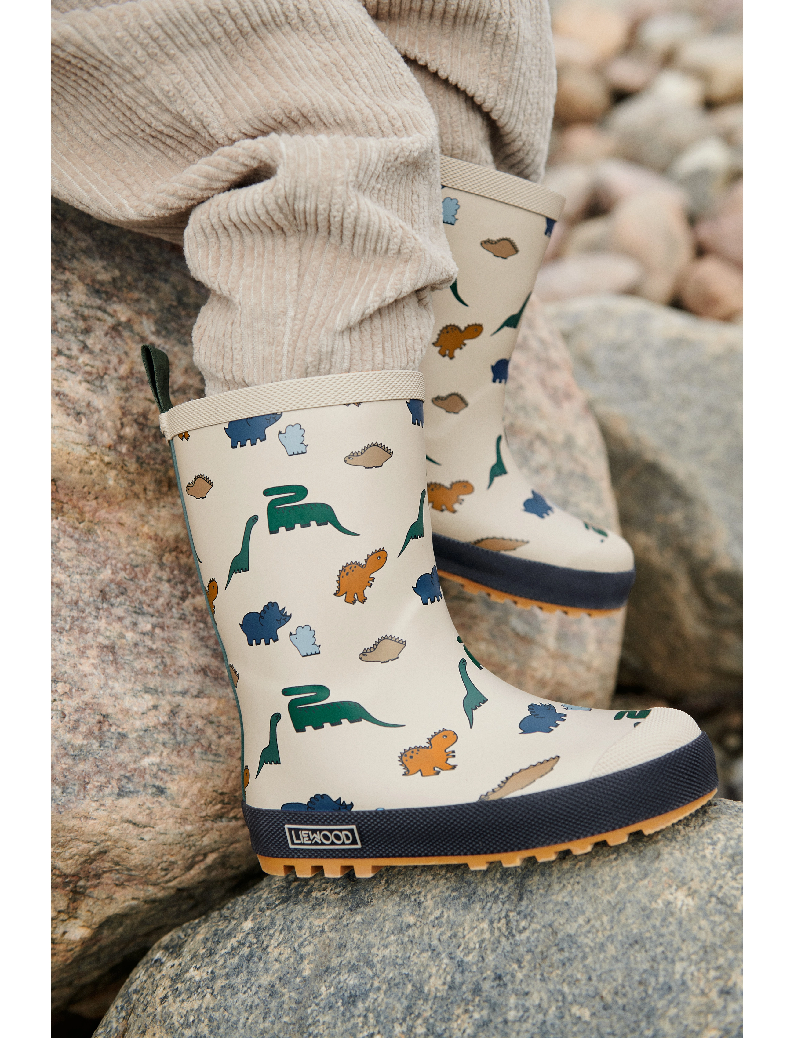 Liewood Mason Thermo Rainboot, 24, Rubberboots, Creme - High Kinder