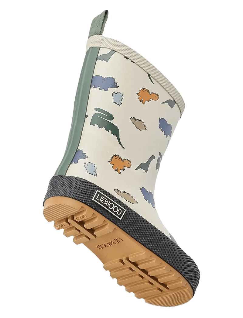 Liewood - Mason Thermo Rainboot - fodrade gummistövlar - dinosaurs / mist - 3