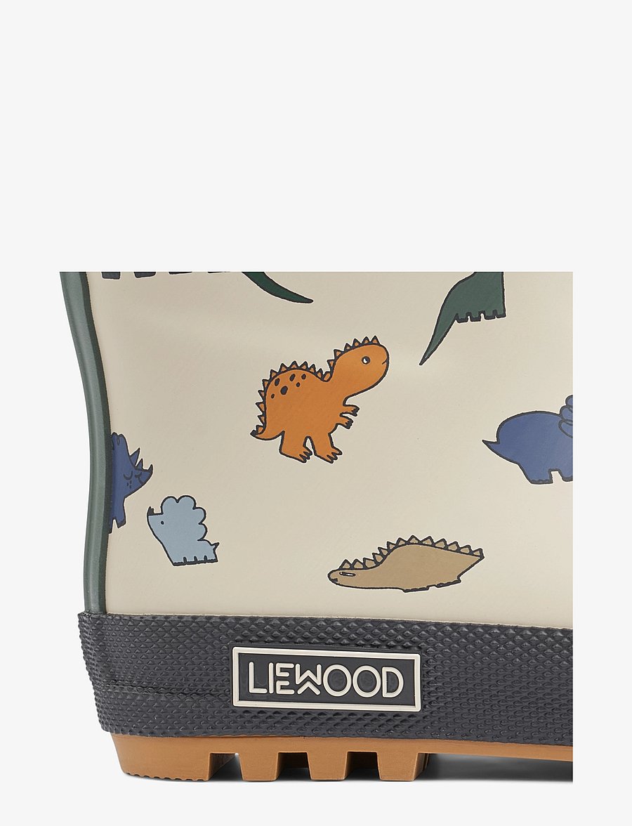 Liewood - Mason Thermo Rainboot - rubberlaarzen met voering - dinosaurs / mist - 4