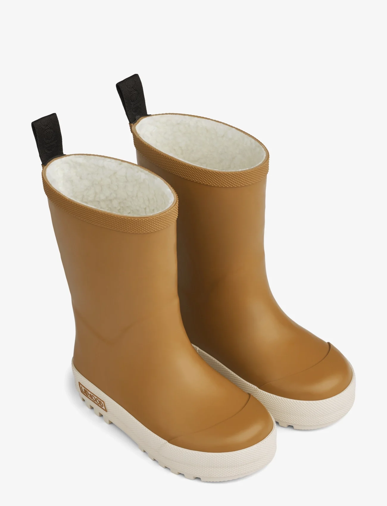 Liewood - Mason thermo rainboot - lined rubberboots - golden caramel / sandy - 0