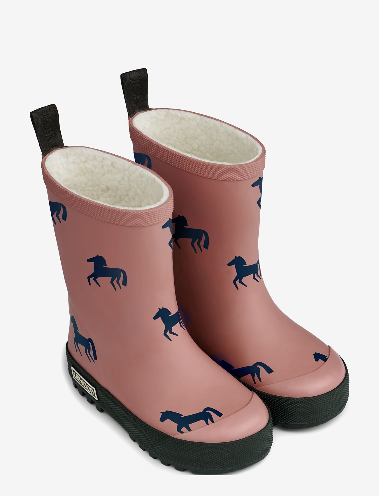 Liewood - Mason Thermo Rainboot - talvikumisaappaat - horses / dark rosetta - 0
