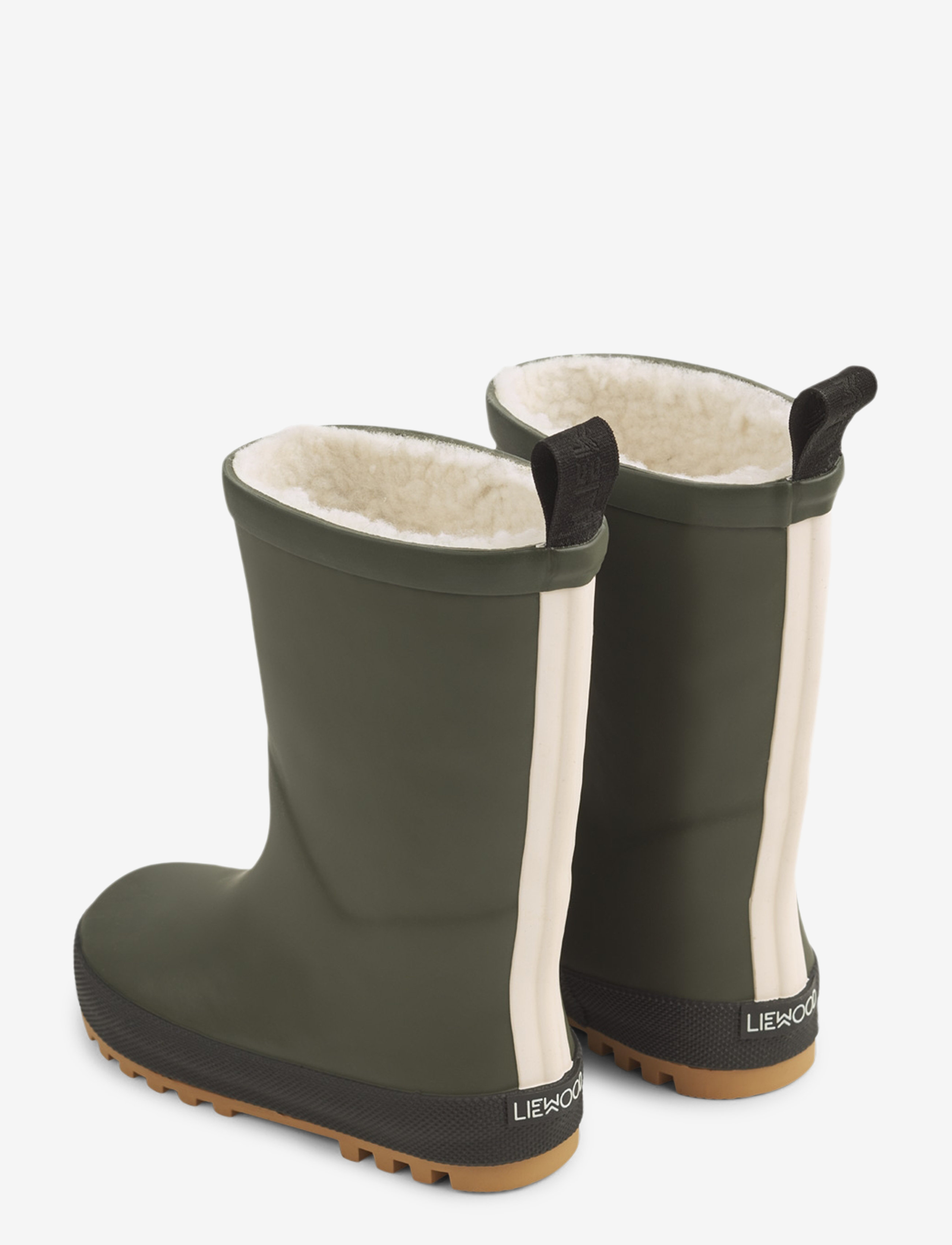 Liewood - Mason Thermo Rainboot - fodrade gummistövlar - hunter green/black mix - 2