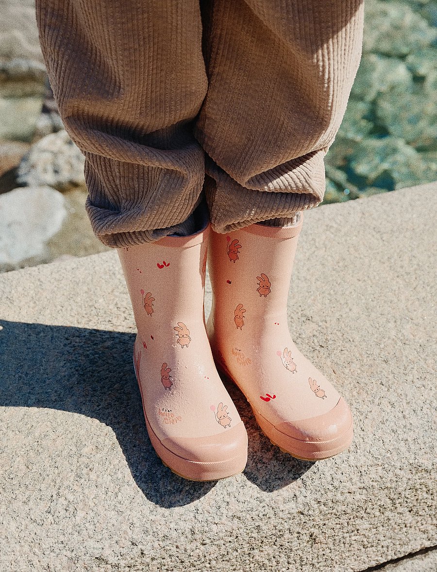 Liewood - Mason Thermo Rainboot - fodrade gummistövlar - wild child / rosey - 0