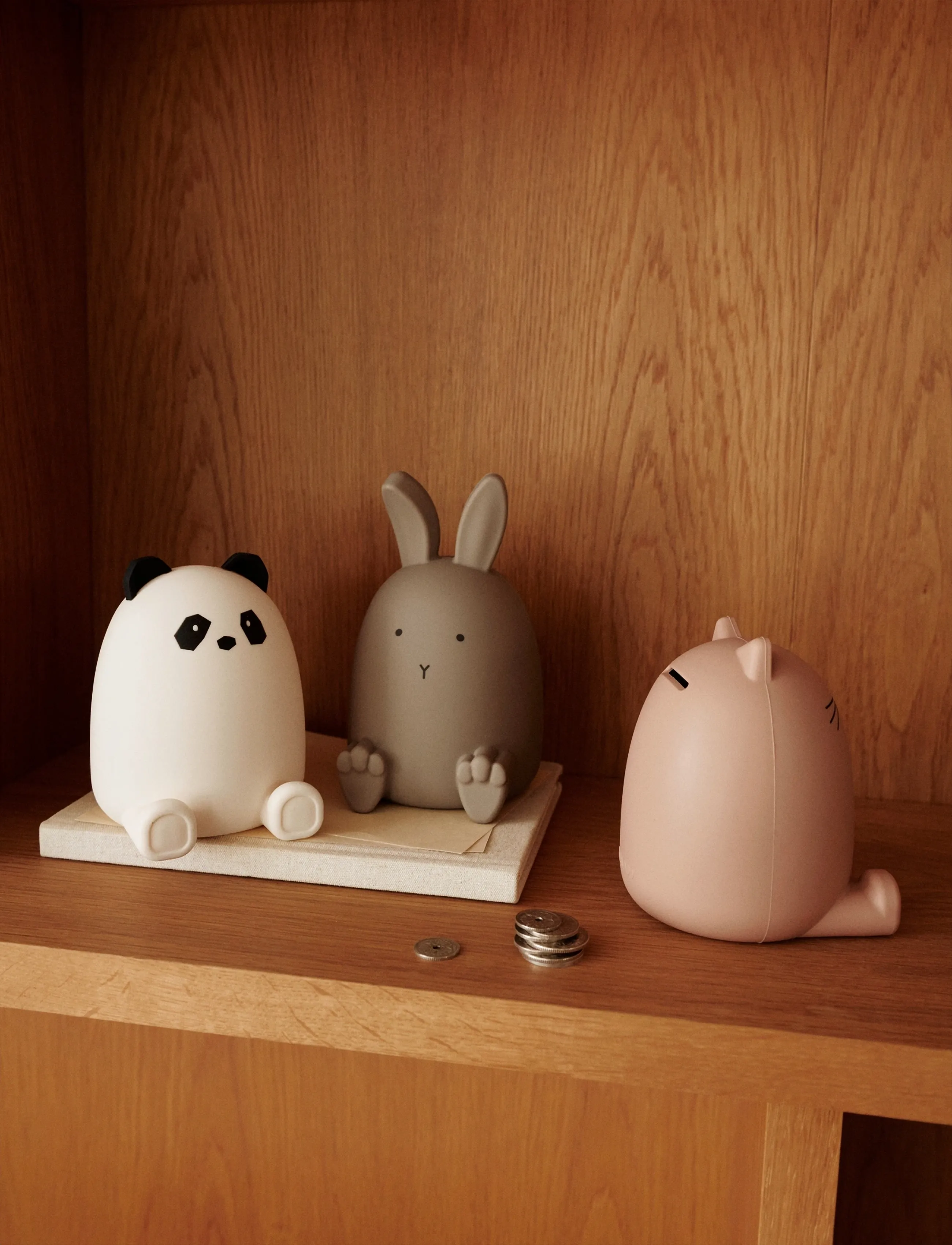 Liewood Palma Money Bank, One Size, Storage, Beige - Piggy Banks, Kinder