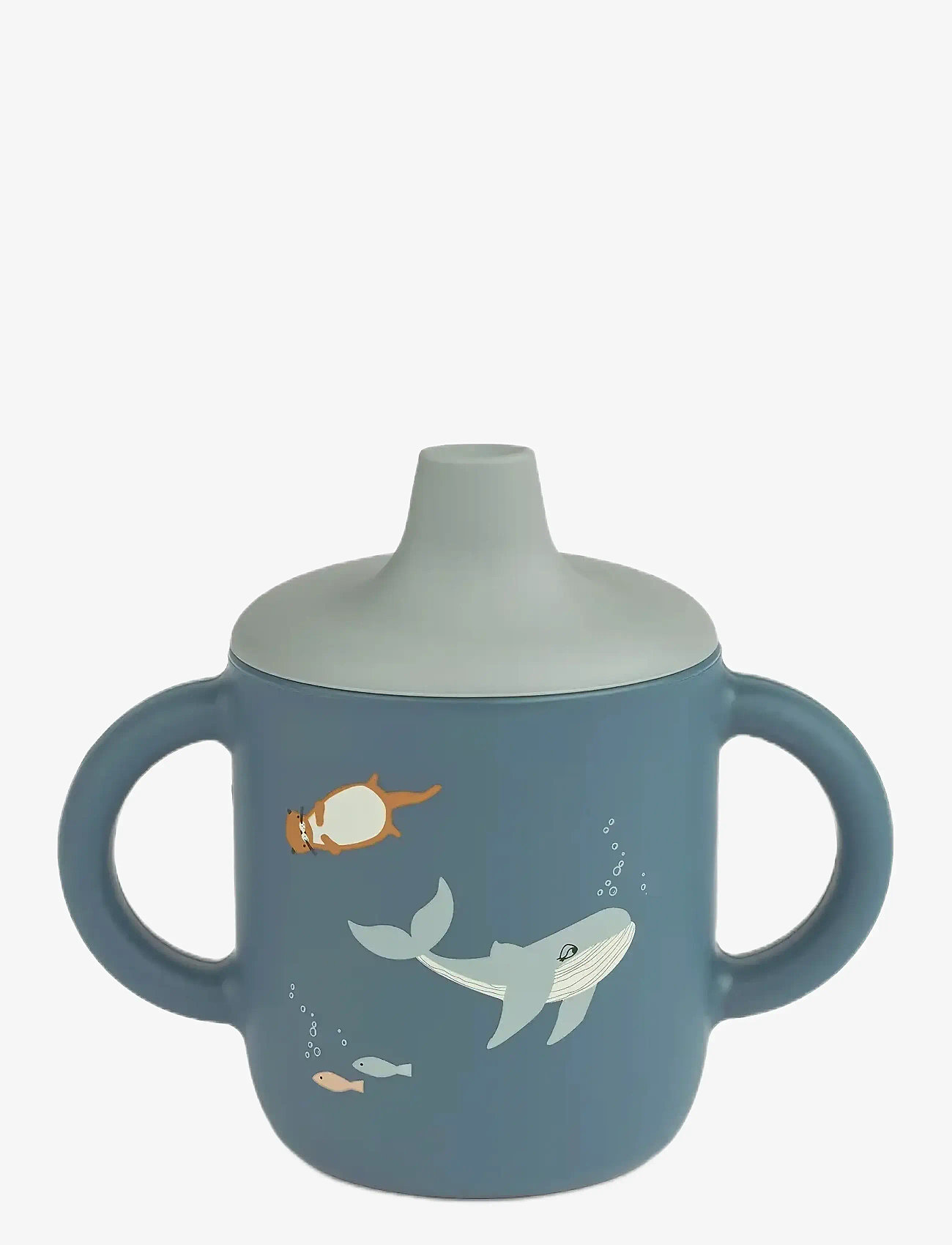 Liewood - Neil Sippy Cup - gėrimo puodukai vaikams - arctic sea /  ocean view - 0