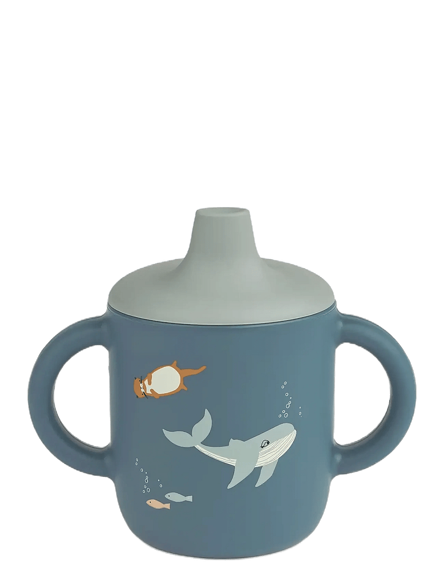 Liewood - Neil Sippy Cup - schnabeltassen - arctic sea / ocean view - 0