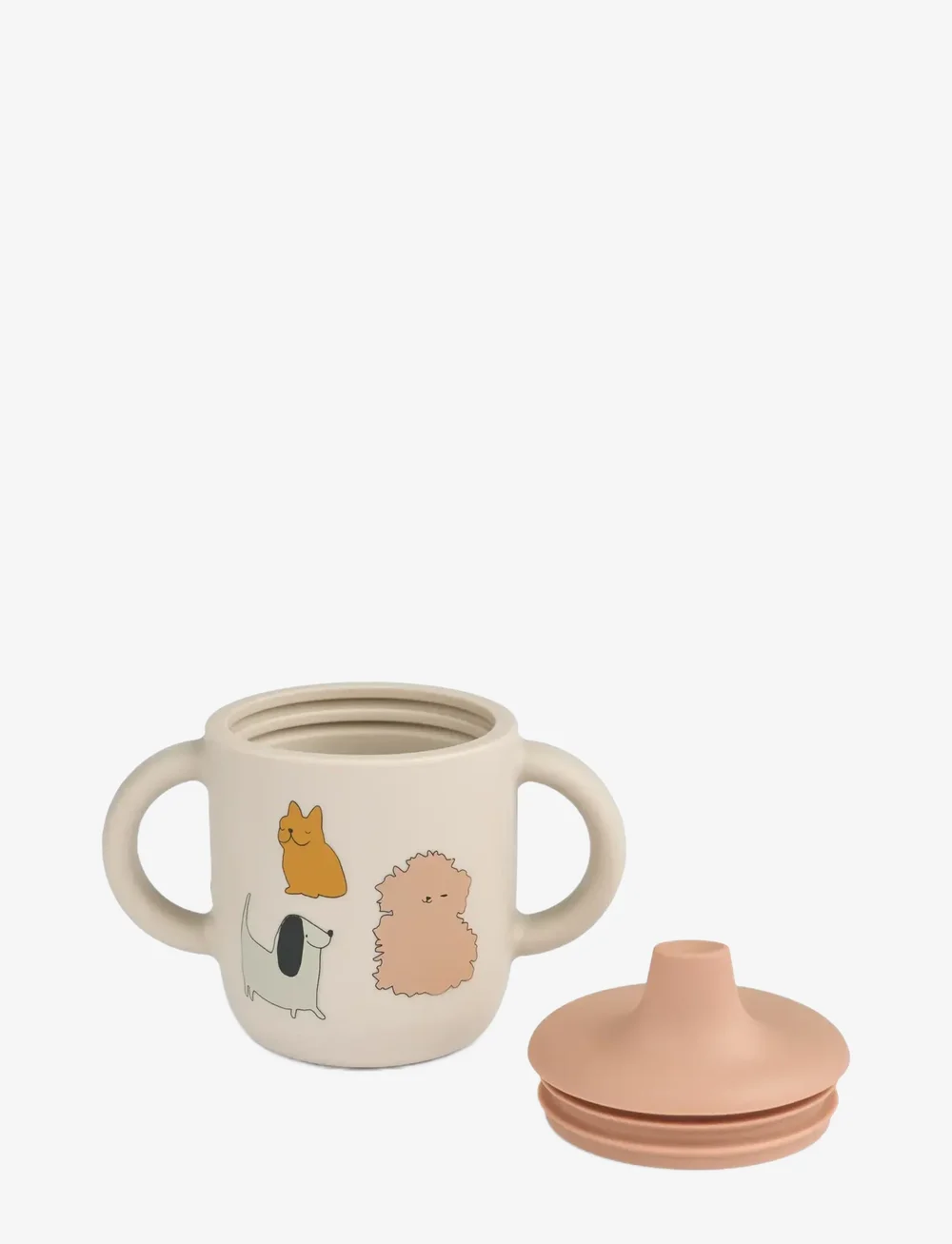 Liewood - Neil Sippy Cup - schnabeltassen - cats and dogs / sandy - 1