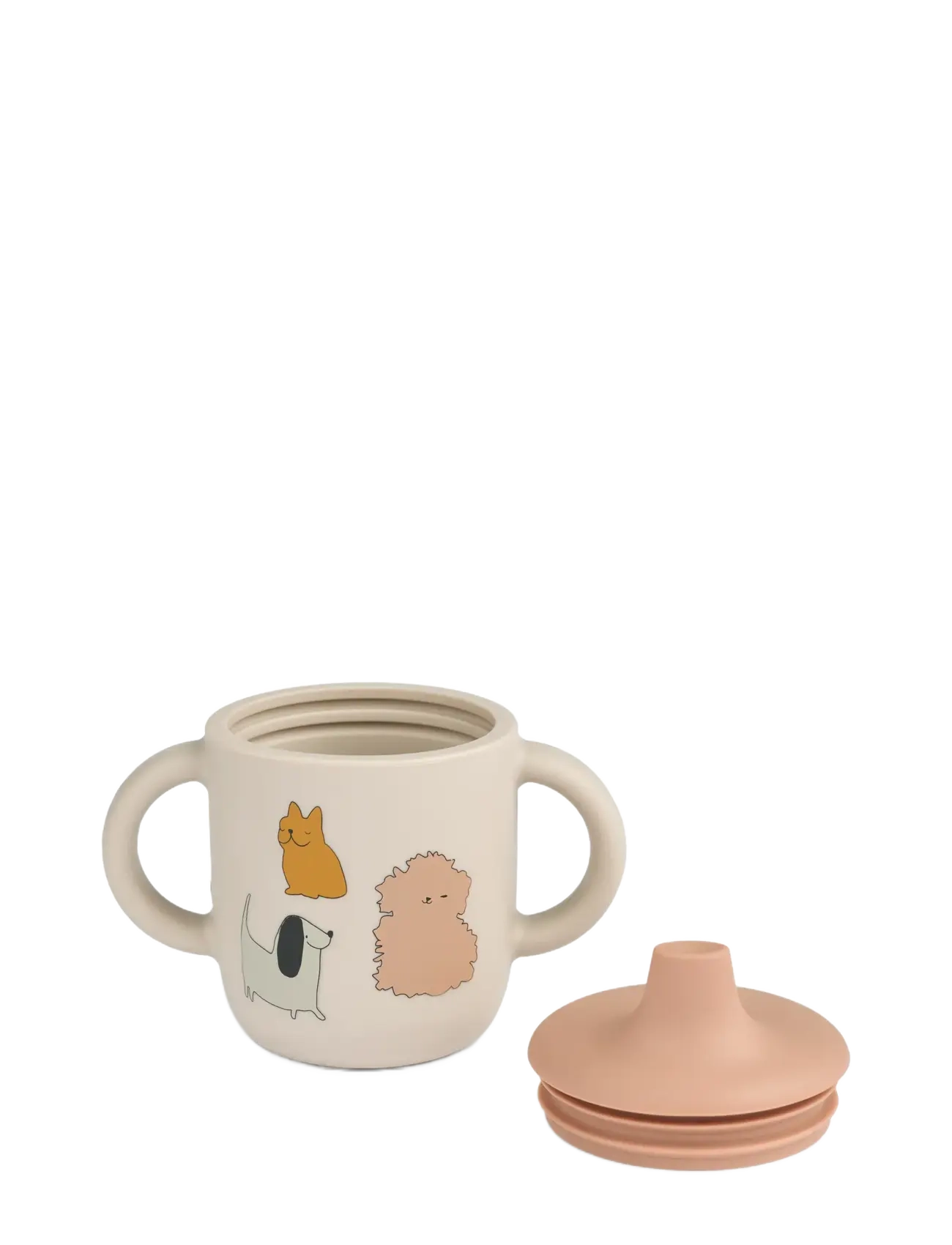 Liewood - Neil Sippy Cup - gobelets à bec - cats and dogs / sandy - 1