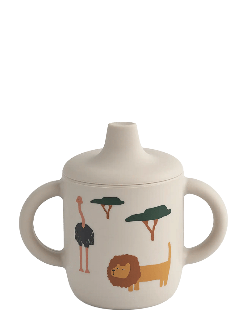 Liewood - Neil Sippy Cup - schnabeltassen - safari sandy mix - 1