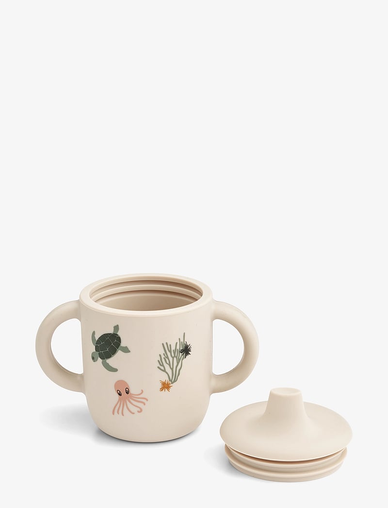 Liewood - Neil Sippy Cup - pipmuggar - sea creature / sandy - 1