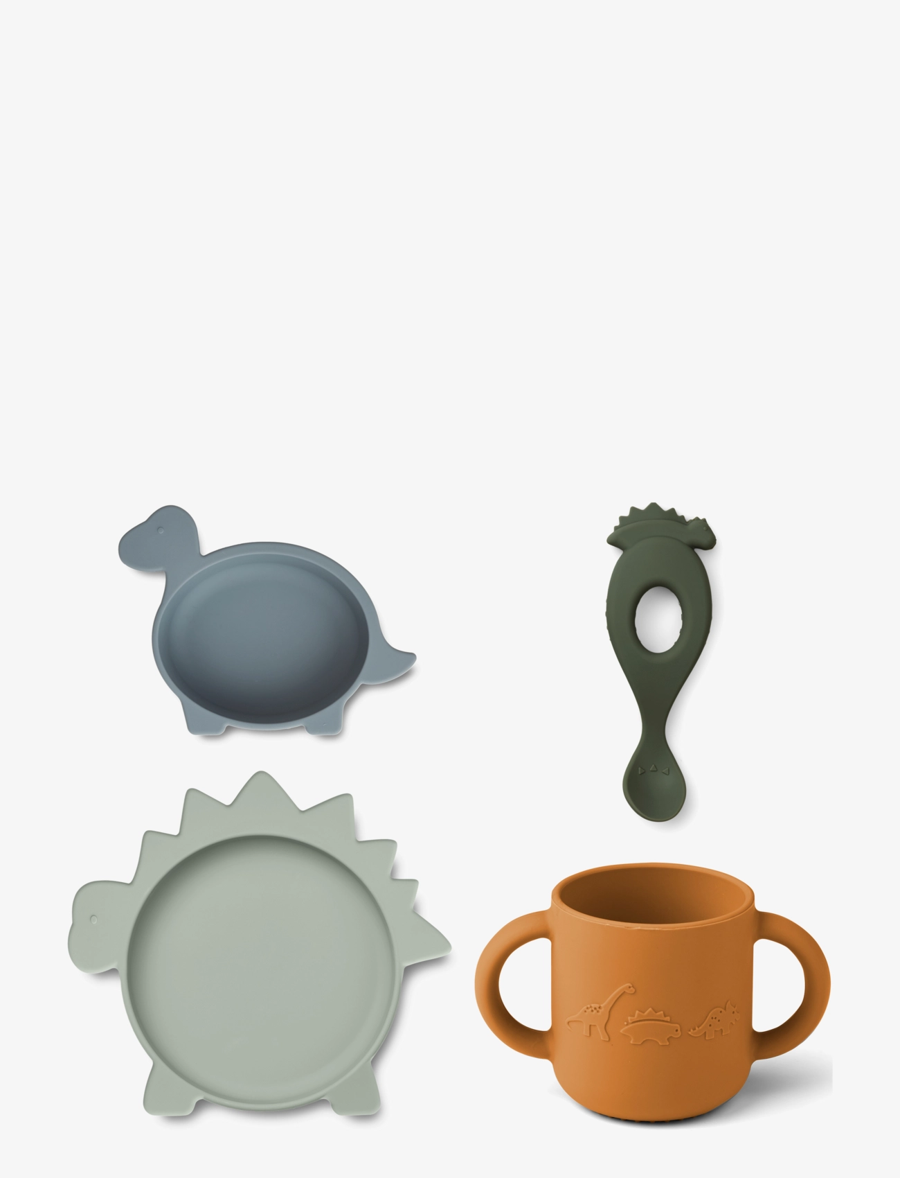 Liewood Vivi Silicone Set, Dinner Sæt, Blå, Str: ONE SIZE