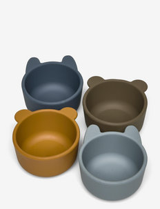 Malene silicone bowl  4-pack, Liewood