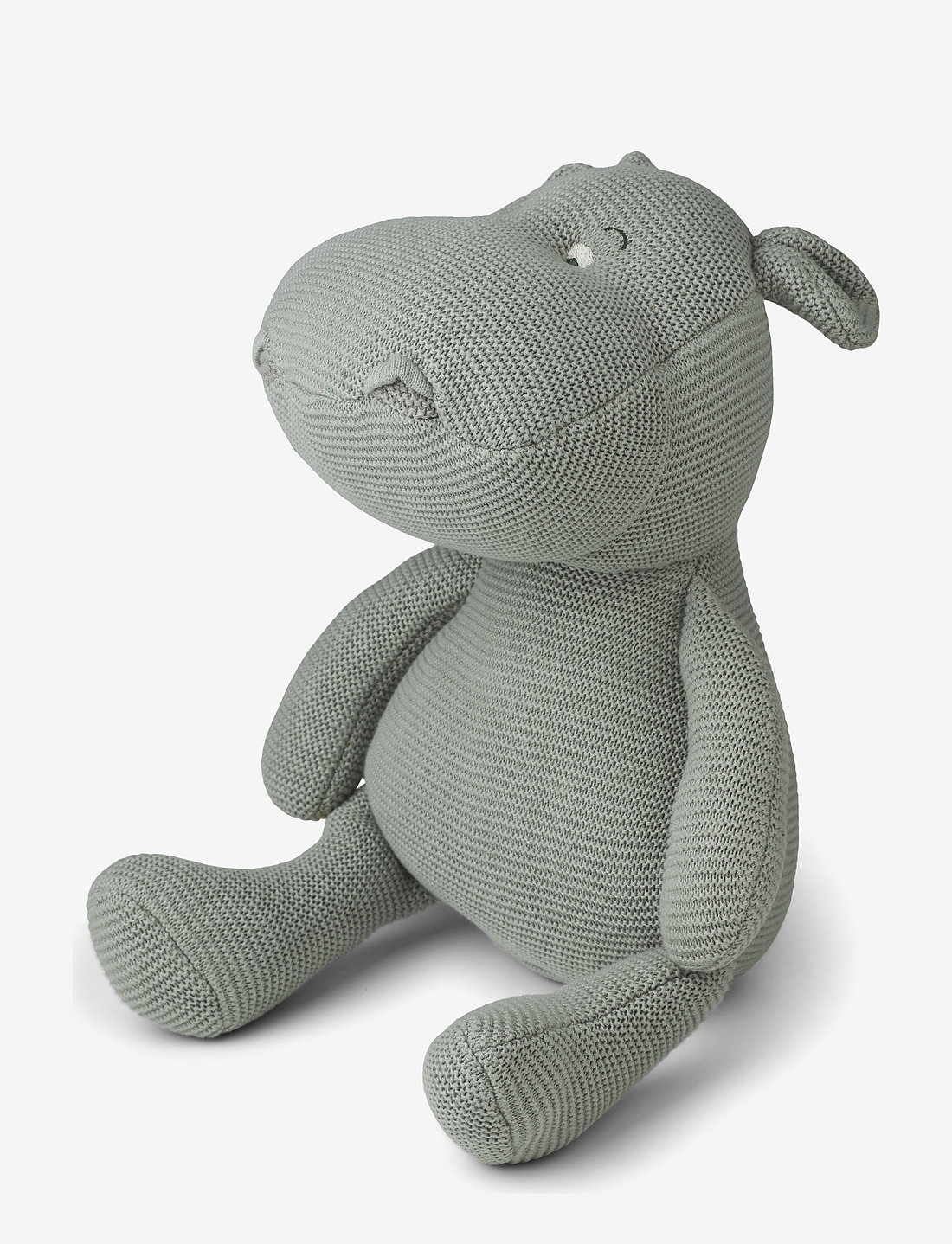 Blue top stuffed hippo