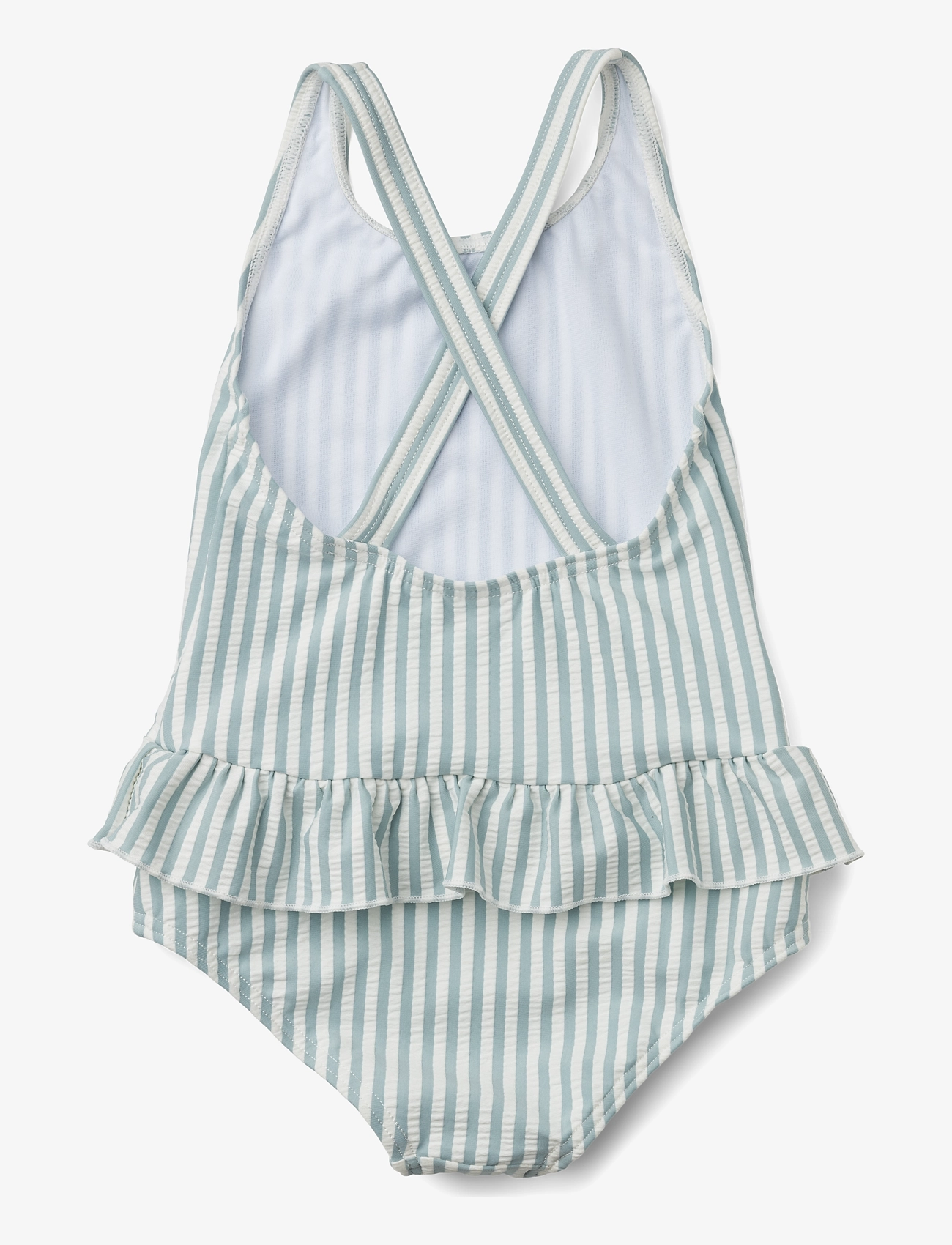 Liewood - Amara seersucker swimsuit - y/d stripe - 2