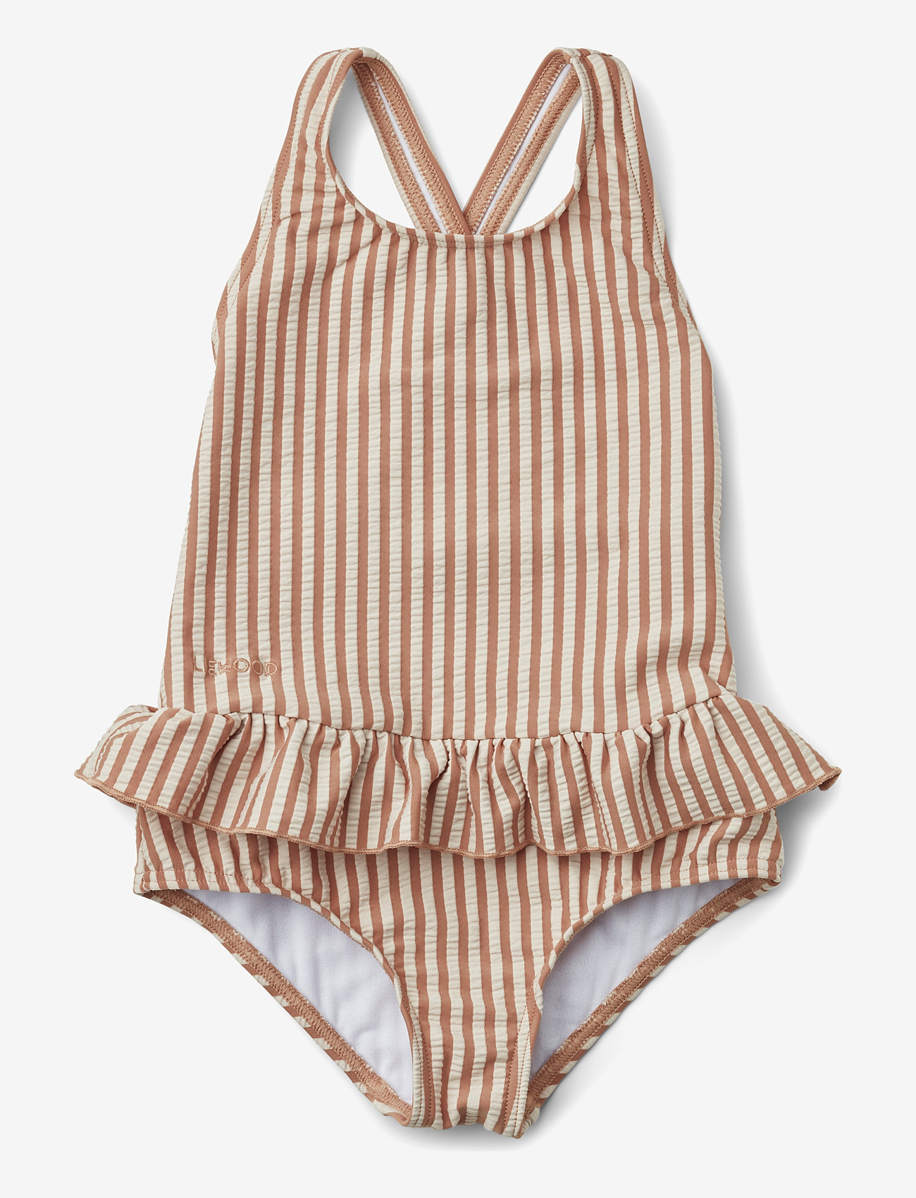 Liewood - Amara seersucker swimsuit - y/d stripe - 0