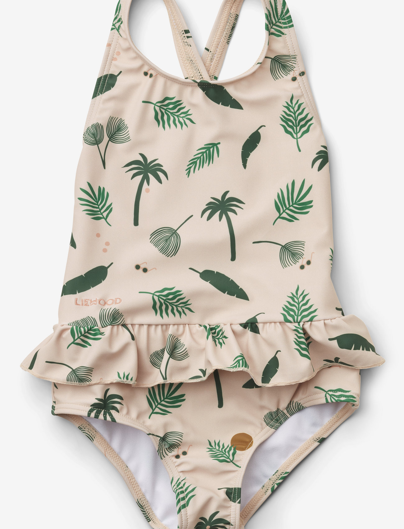 Liewood - Amara swimsuit - summer savings - jungle/apple blossom mix - 0