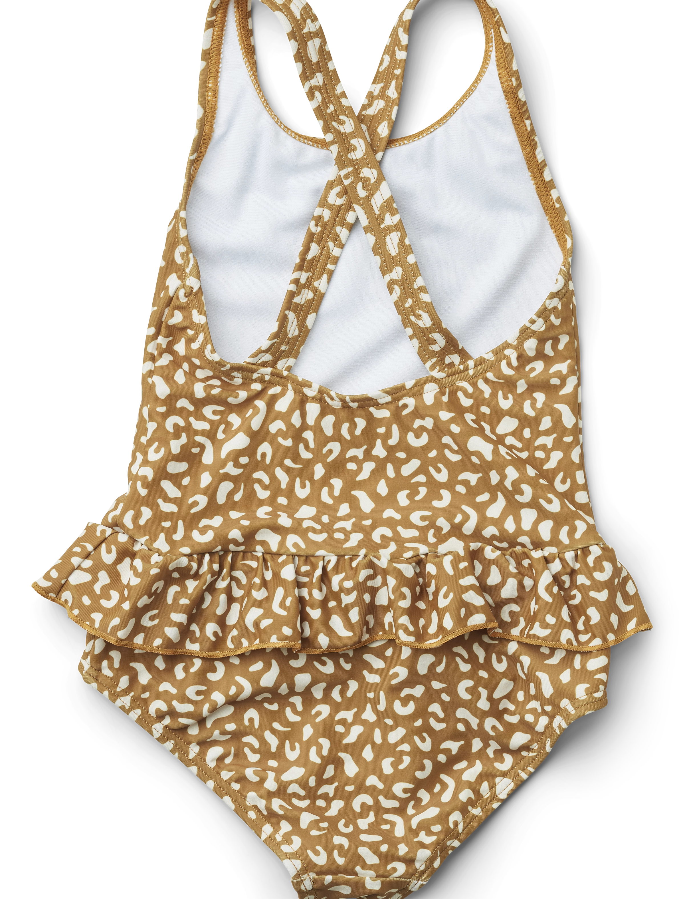 Liewood - Amara swimsuit - mini leo/golden caramel - 1