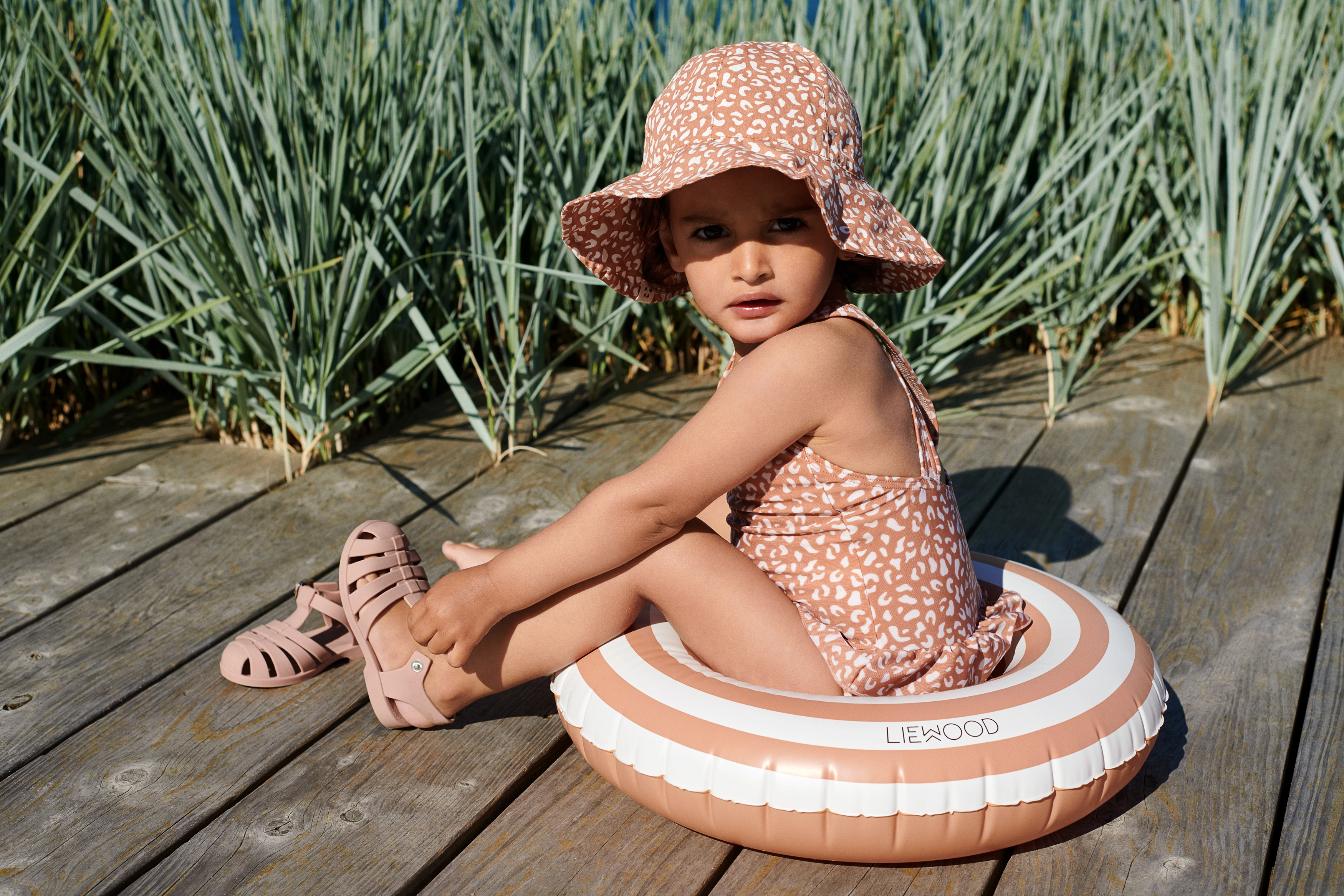 Liewood - Amara swimsuit - mini leo tuscany rose - 4