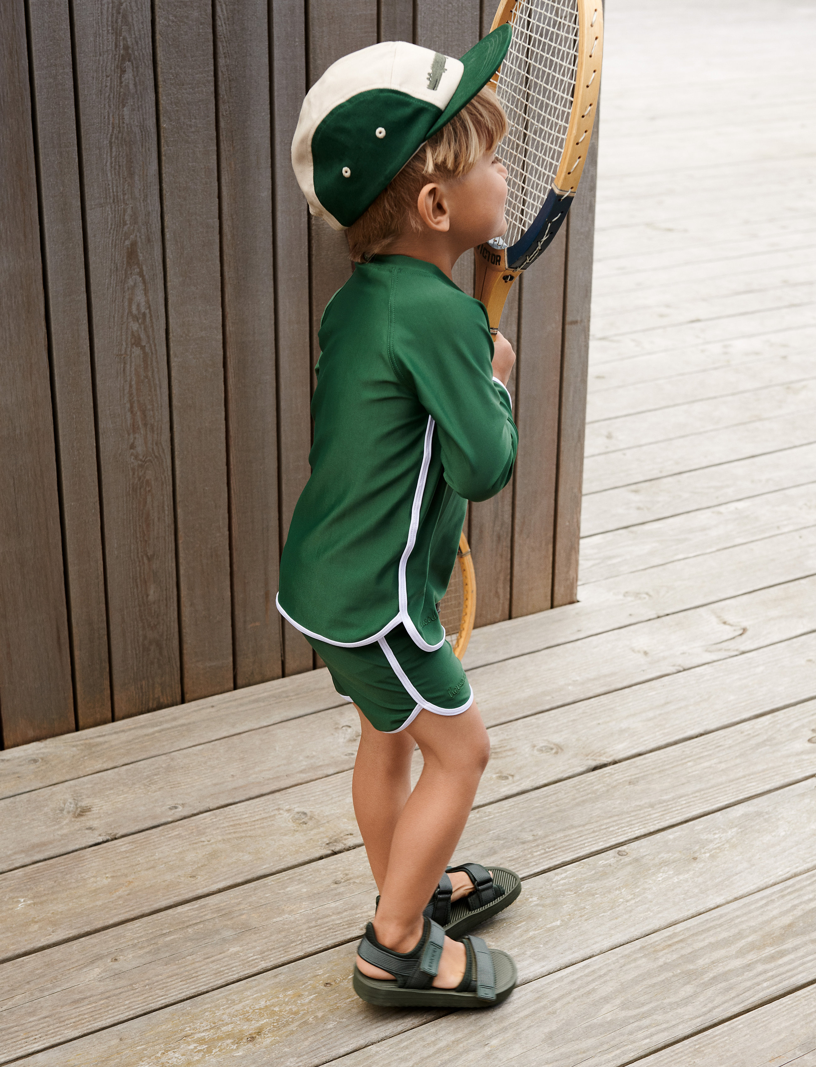Liewood - Dagger swim pants - gode sommertilbud - garden green - 3