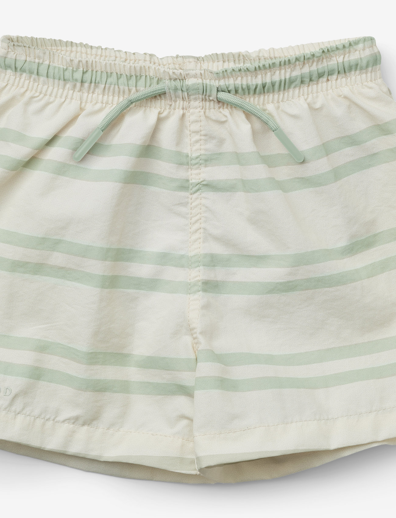 Liewood - Duke Printed Board Shorts - letnie okazje - stripe: creme de la creme / dusty mint - 0