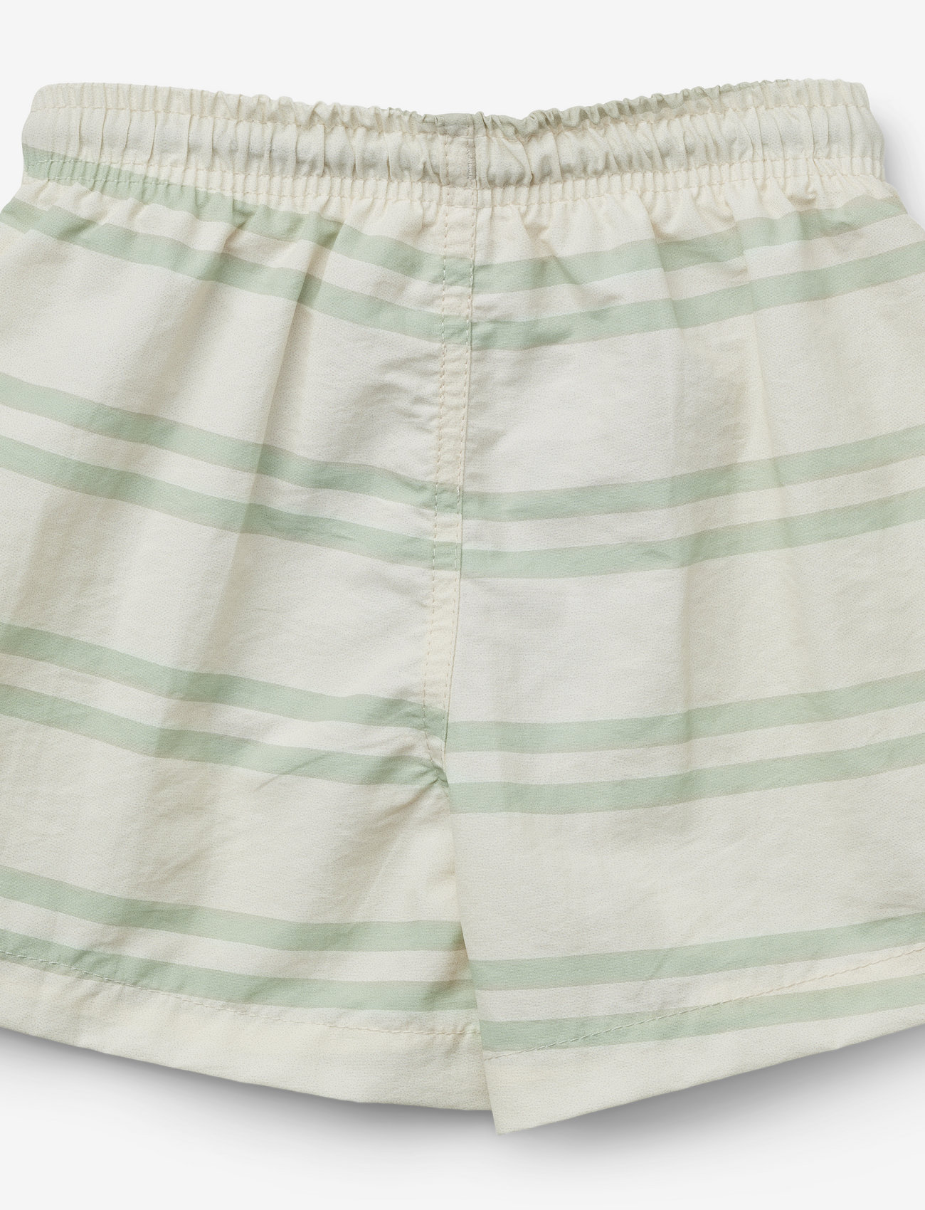 Liewood - Duke Printed Board Shorts - letnie okazje - stripe: creme de la creme / dusty mint - 1