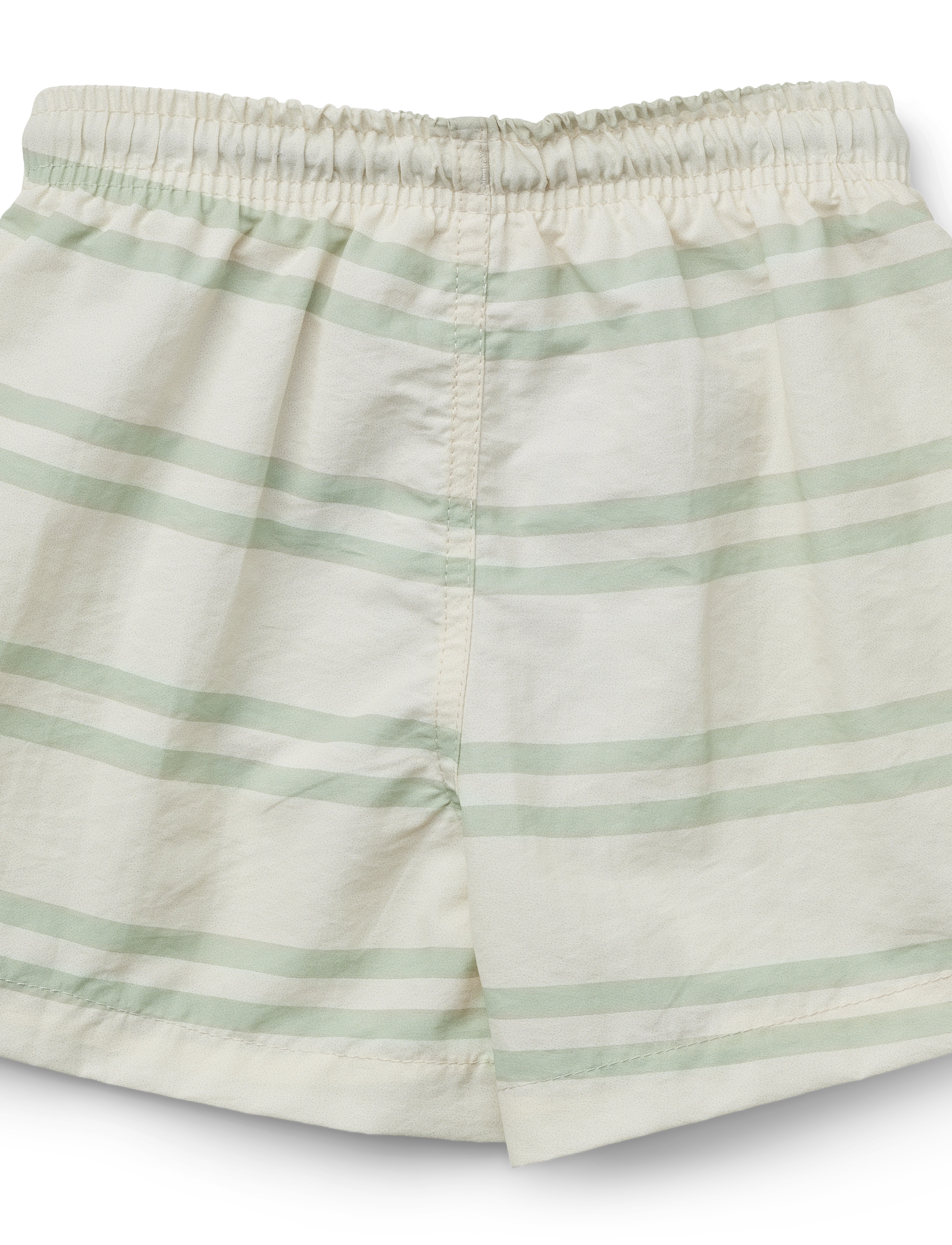 Liewood - Duke Printed Board Shorts - stripe: creme de la creme / dusty mint - 1