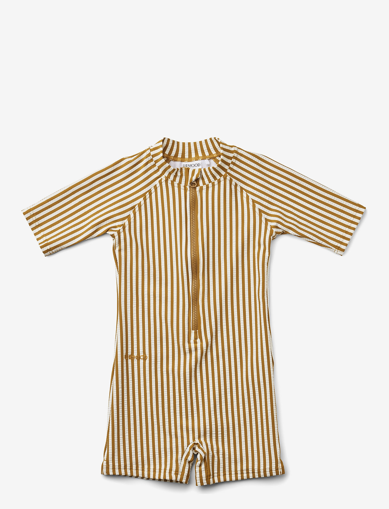 Liewood - Max swim jumpsuit seersucker - y/d stripe - 0