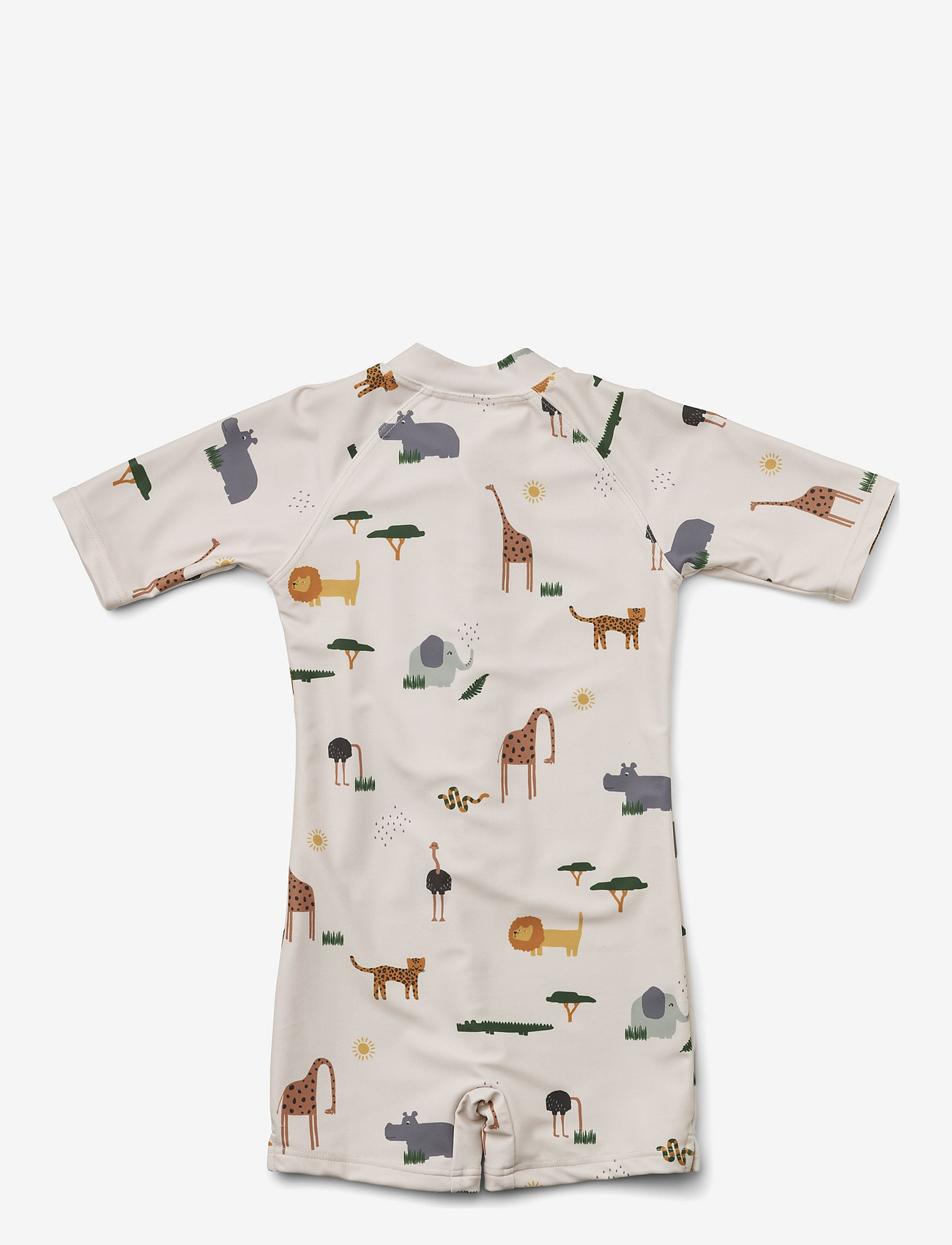 Liewood - Max swim jumpsuit - safari sandy mix - 1
