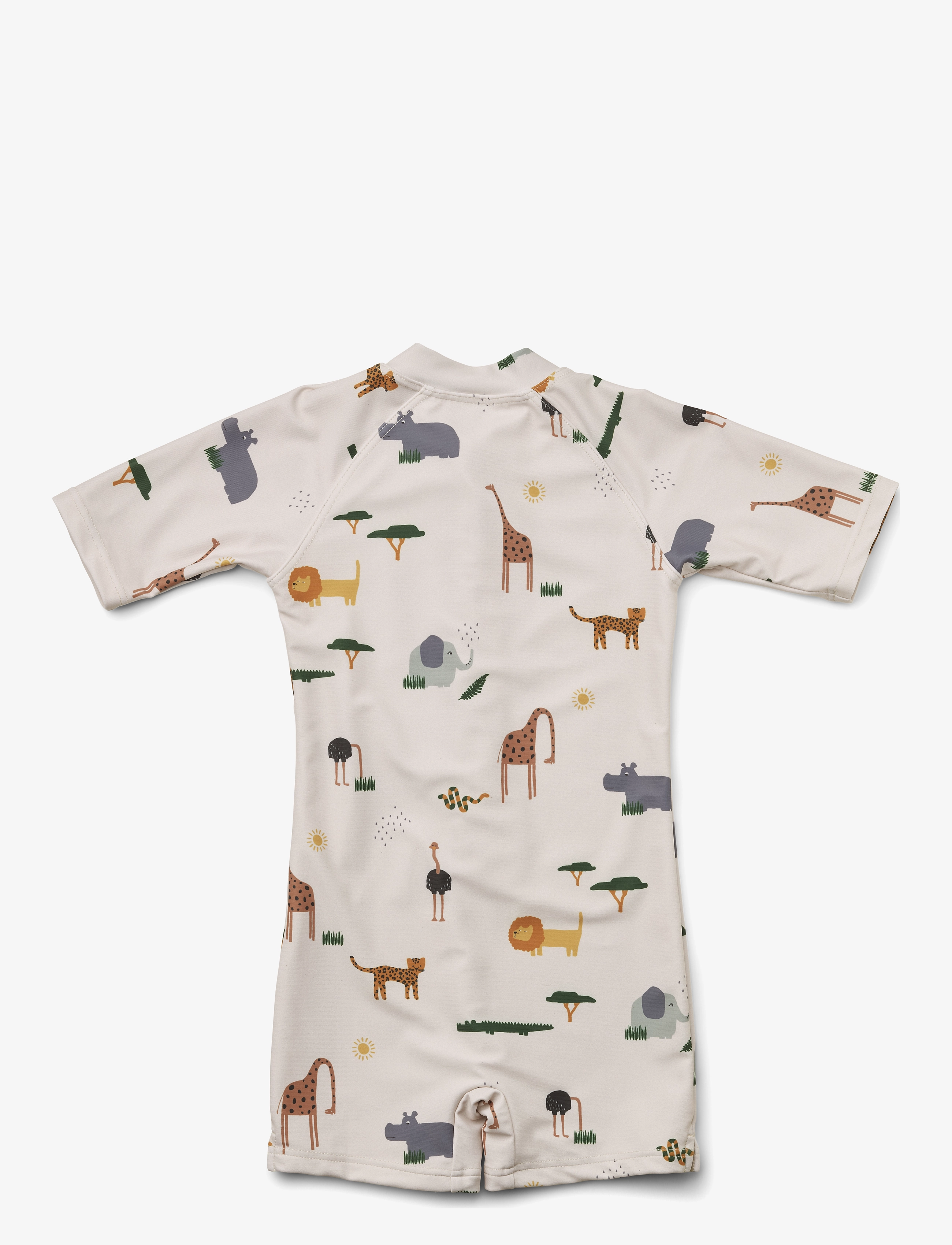 Liewood - Max swim jumpsuit - safari sandy mix - 1
