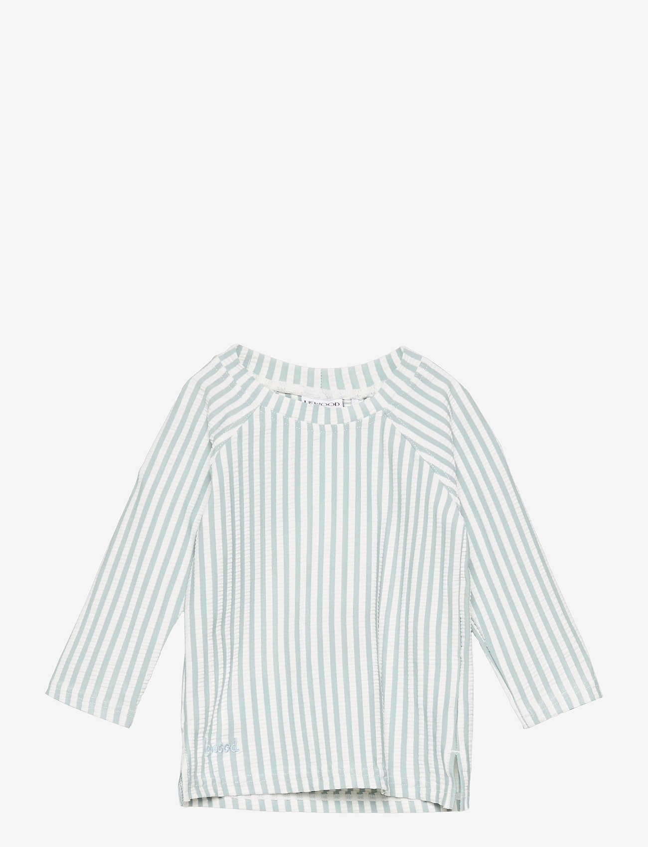 Liewood - Noah swim tee seersucker - y/d stripe - 0