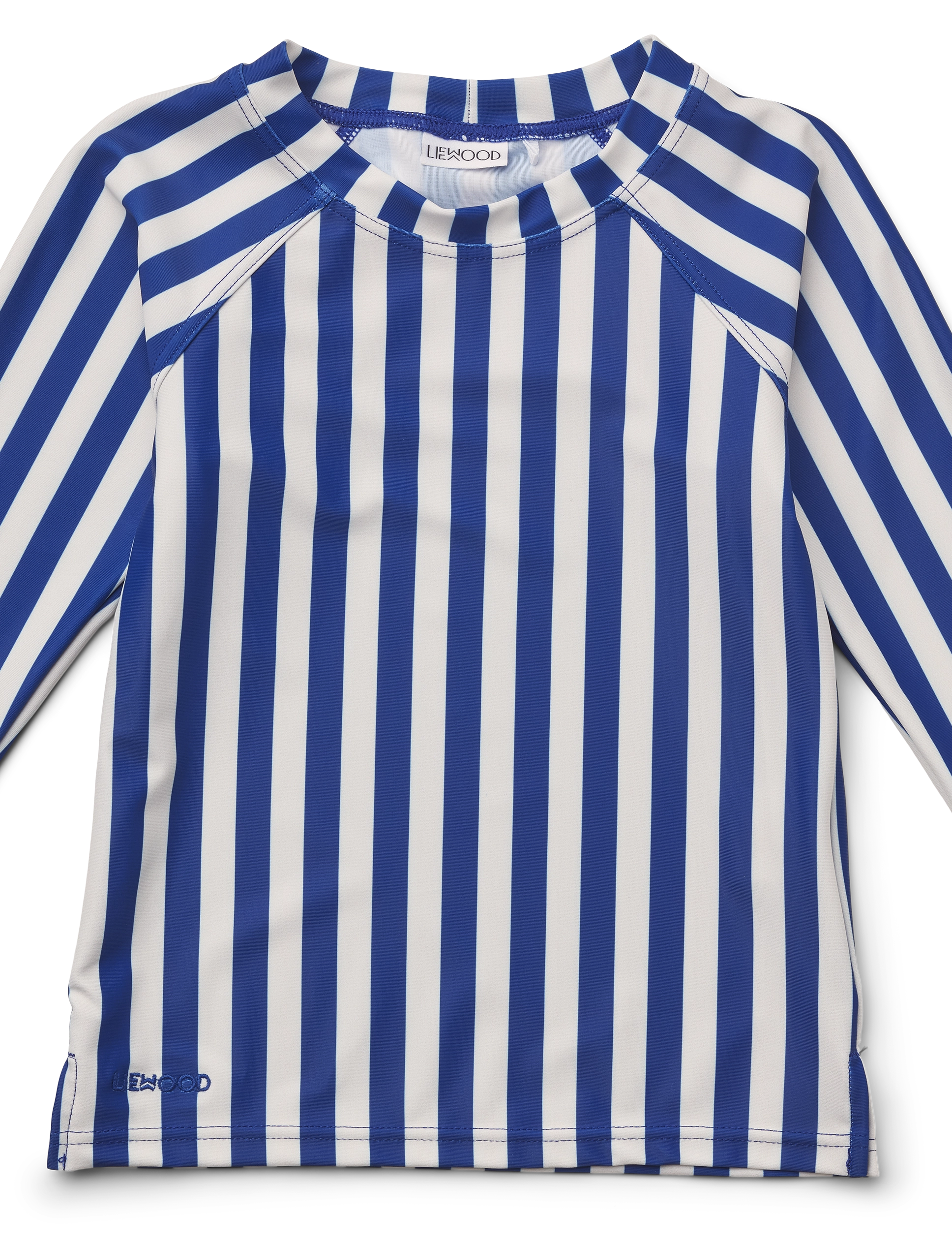 LIEWOOD Noah Swim Tee STRIPE: SURF Blau / CREME DE LA CREME - 62 - Kinder