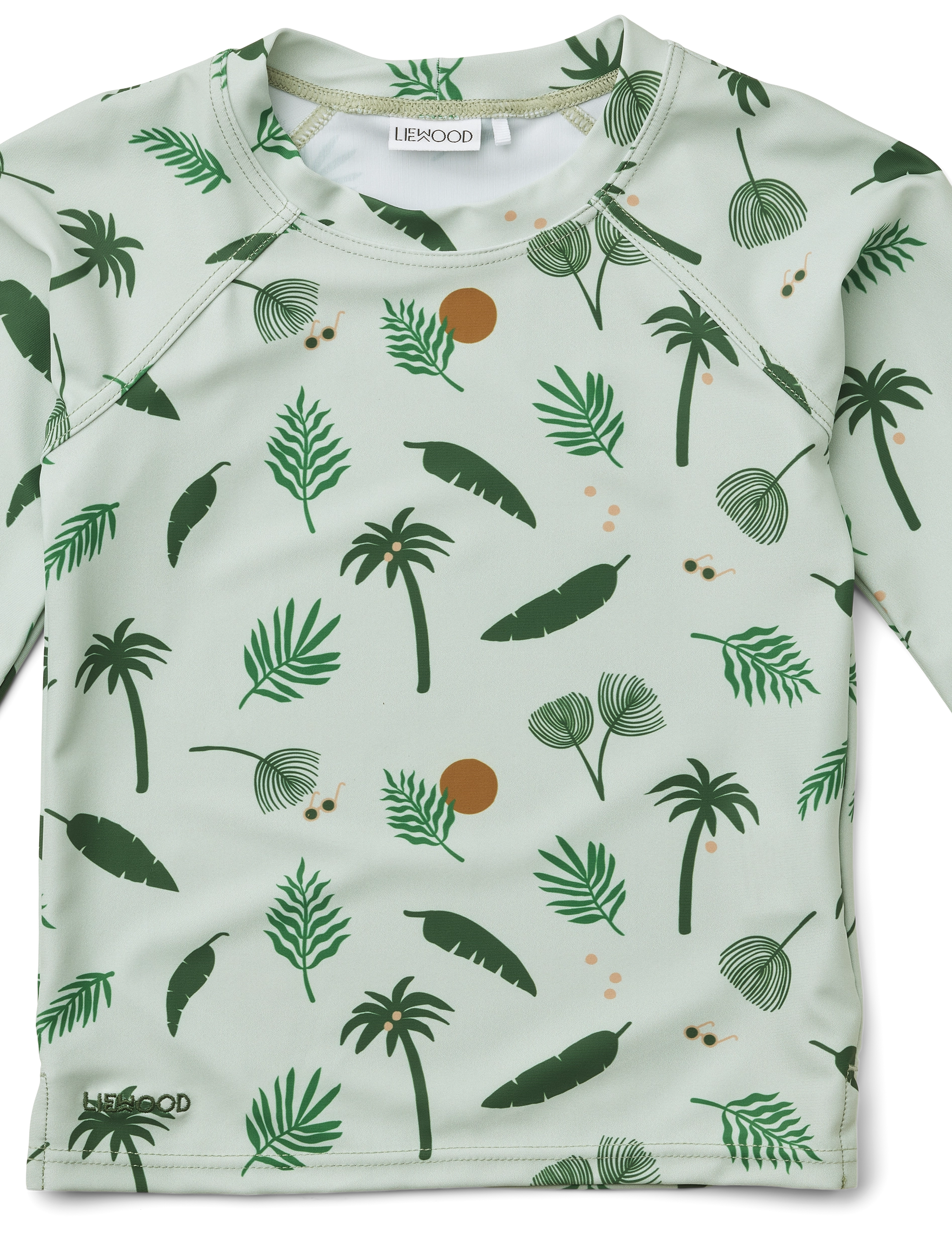 Noah swim tee - JUNGLE/DUSTY MINT MIX