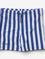 Liewood - Otto swim pants - sommerkupp - stripe: surf blue / creme de la creme - 0