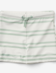 Liewood - Otto swim pants - letnie okazje - stripe: creme de la creme / dusty mint - 0