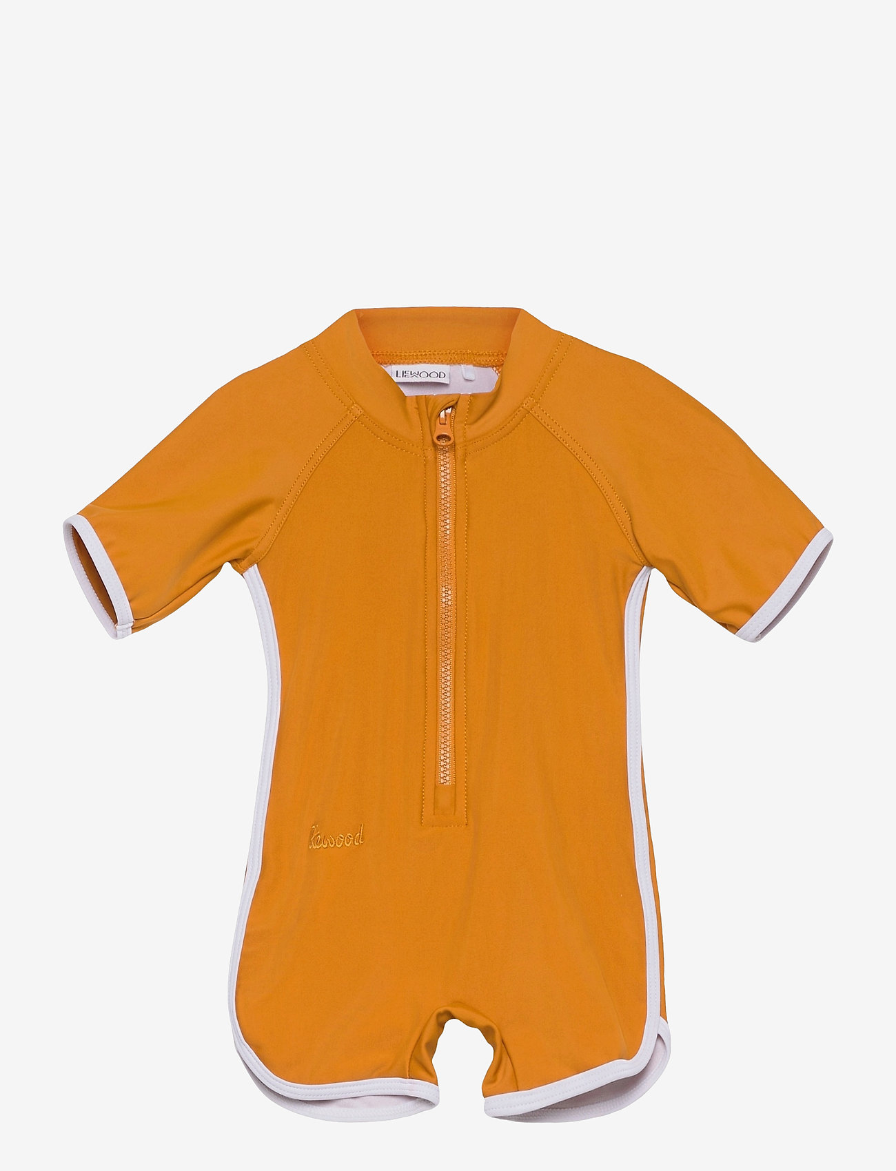 Liewood - Triton swim jumpsuit - mustard - 0
