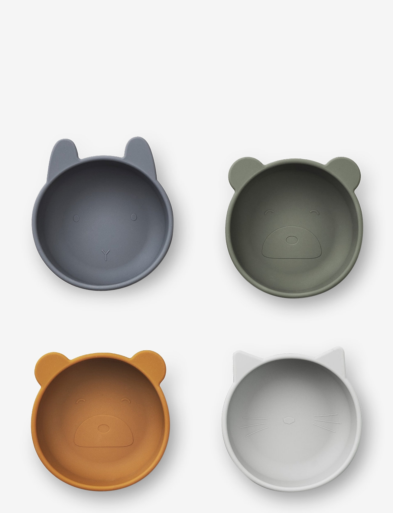 Liewood - Iggy silicone bowls  4-pack - bowls - blue mix - 0