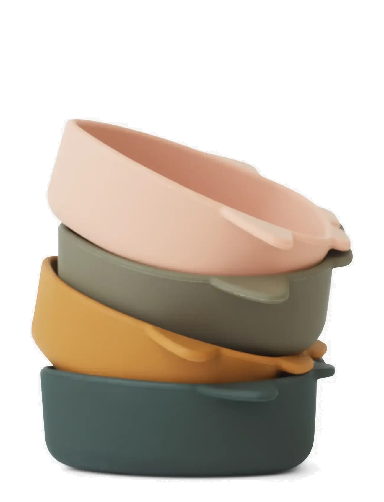 Liewood Iggy Silicone Bowls 4-Pack, One Size, Multi/patterned, Tallerkener Og Skåle > Skåle, Børn
