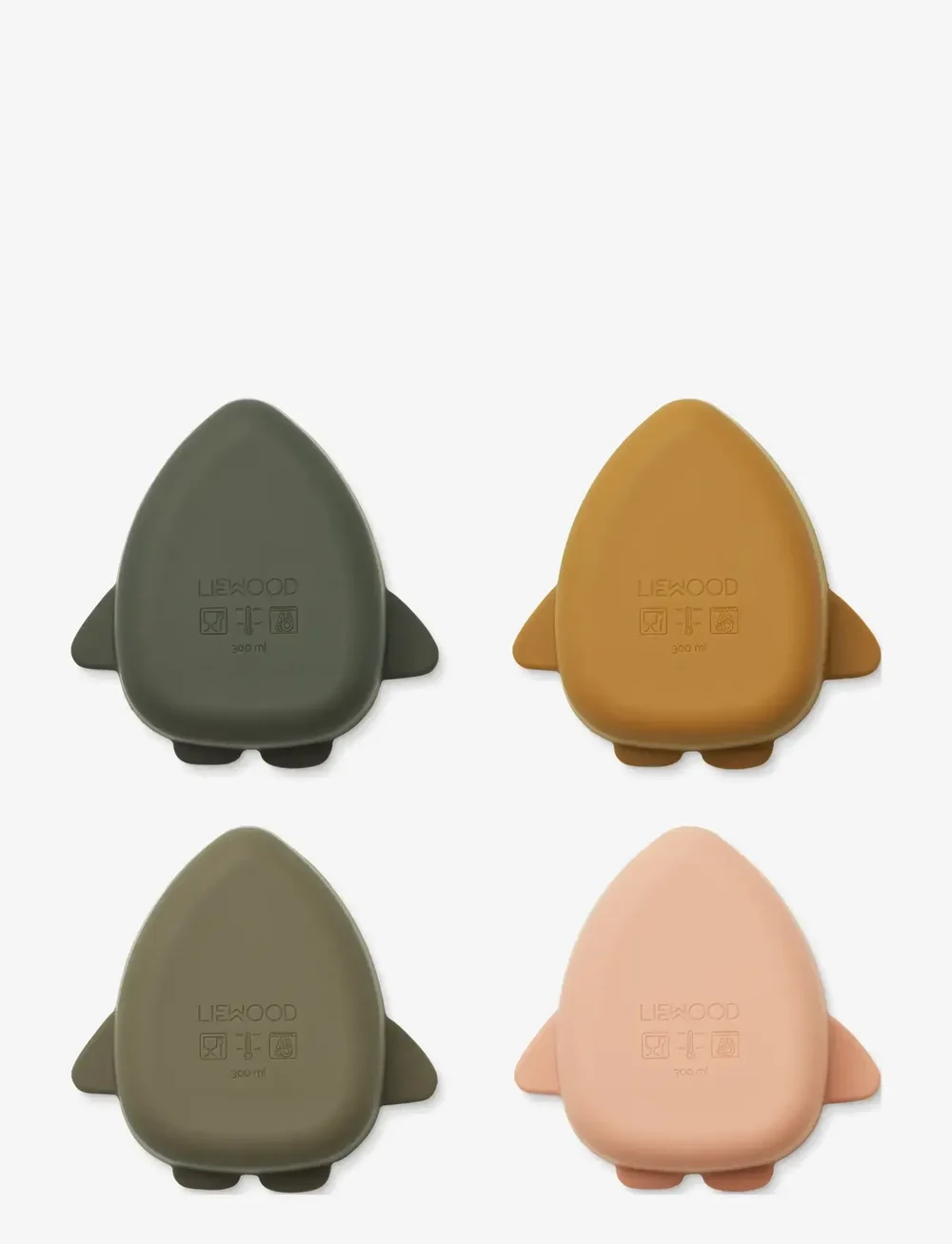 Liewood - Iggy silicone bowls 4-pack - schüsseln - space multi mix - 2