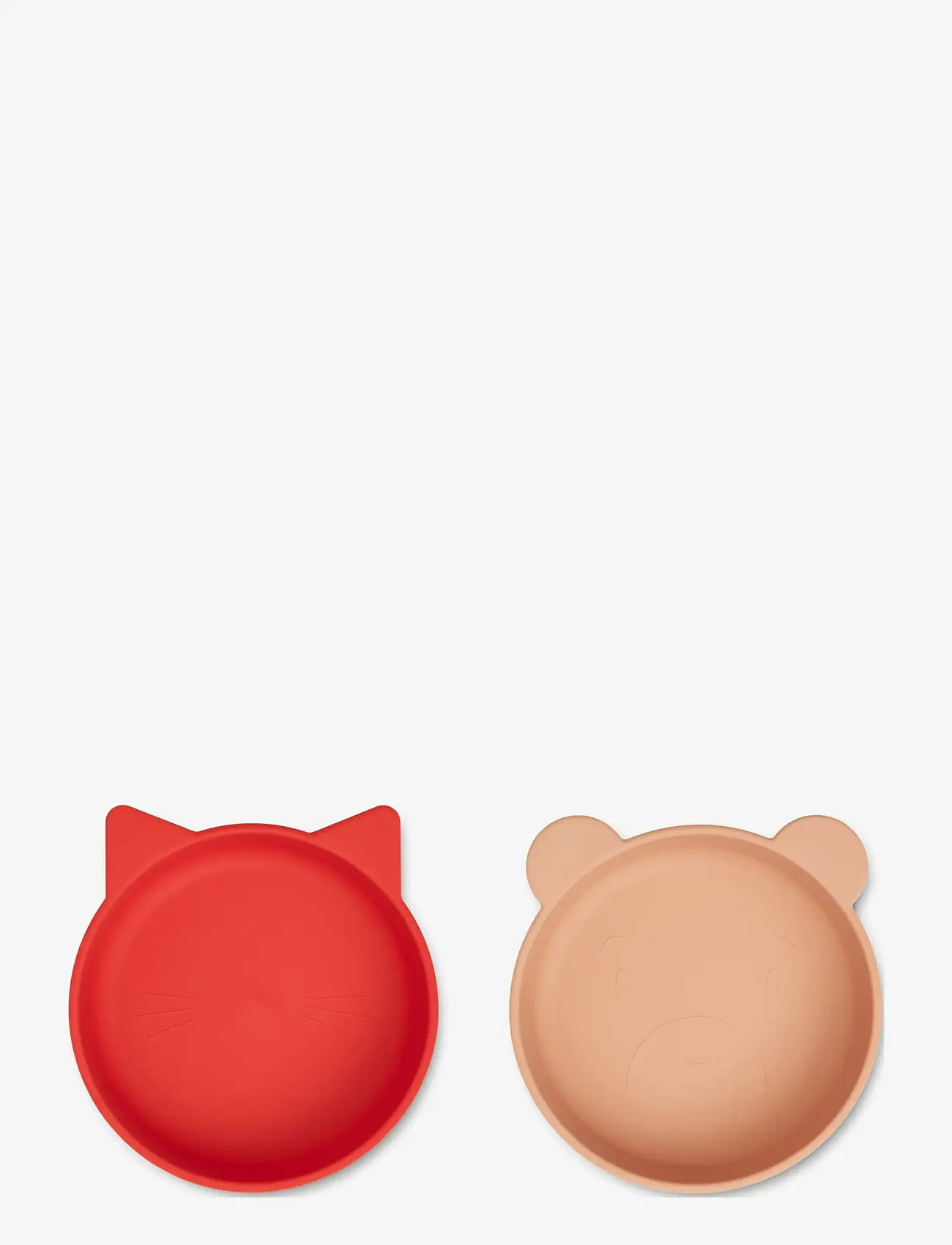 Liewood - Vanessa bowl 2-pack - skåle - apple red / tuscany rose - 0
