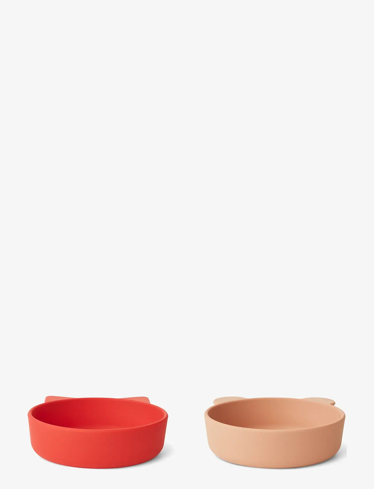 Liewood - Vanessa bowl 2-pack - skåle - apple red / tuscany rose - 1