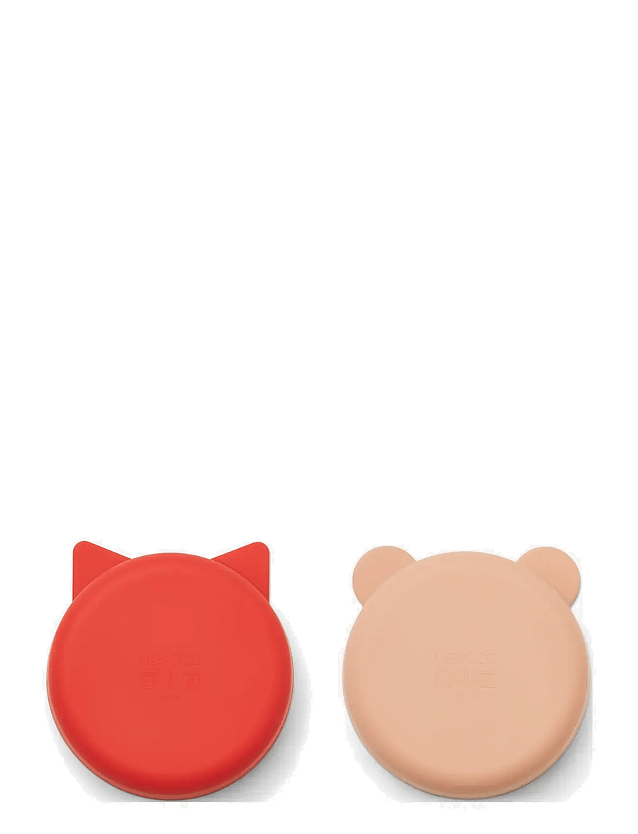 Liewood - Vanessa bowl 2-pack - bļodas - apple red / tuscany rose - 2