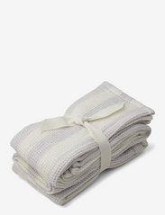 Leah muslin cloth 2-pack - Y/D STRIPE