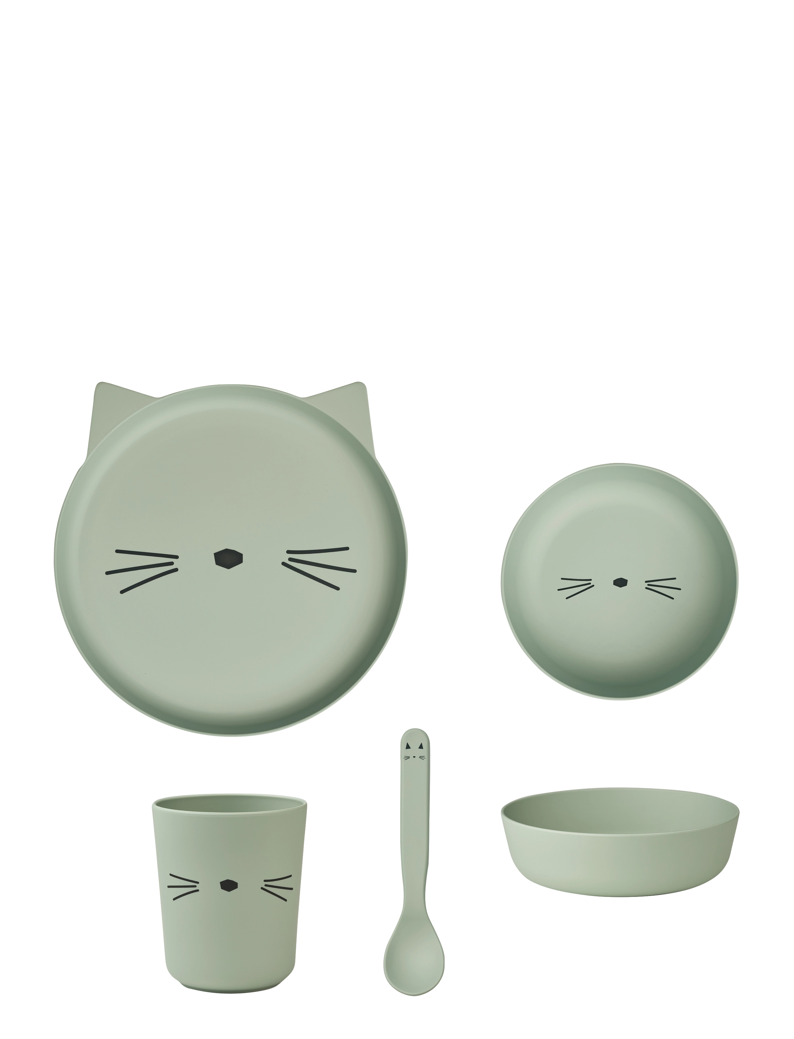 Liewood Brody Junior Set, One Size, Green, Måltid > Middagssæt, Børn