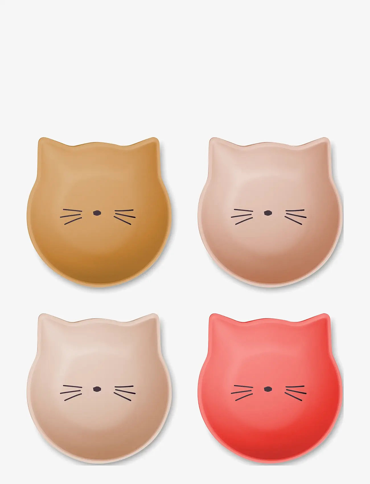 Liewood - Filiz snack bowl 4-pack - skåle - cat tuscany rose multi mix - 0