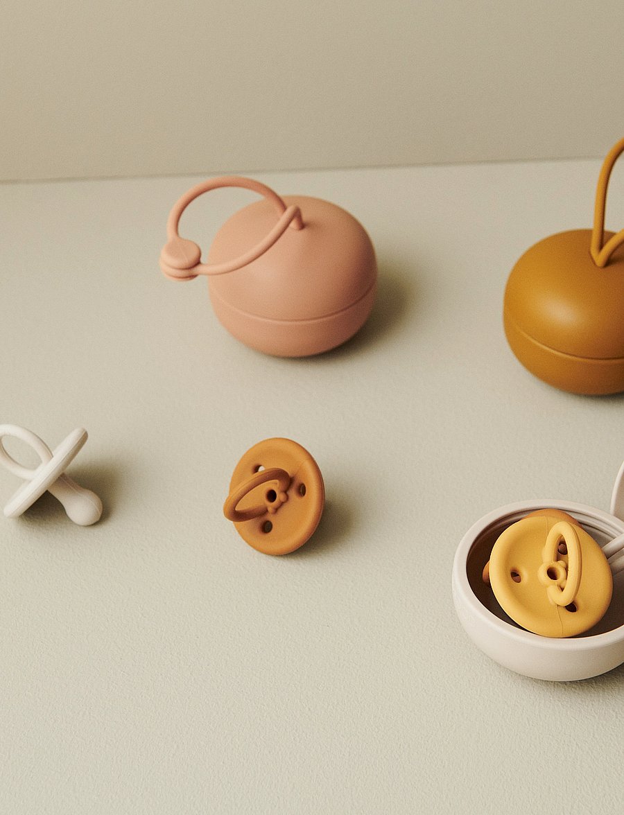 Liewood - Philip pacifier box - schnuller & zubehör - tuscany rose - 0
