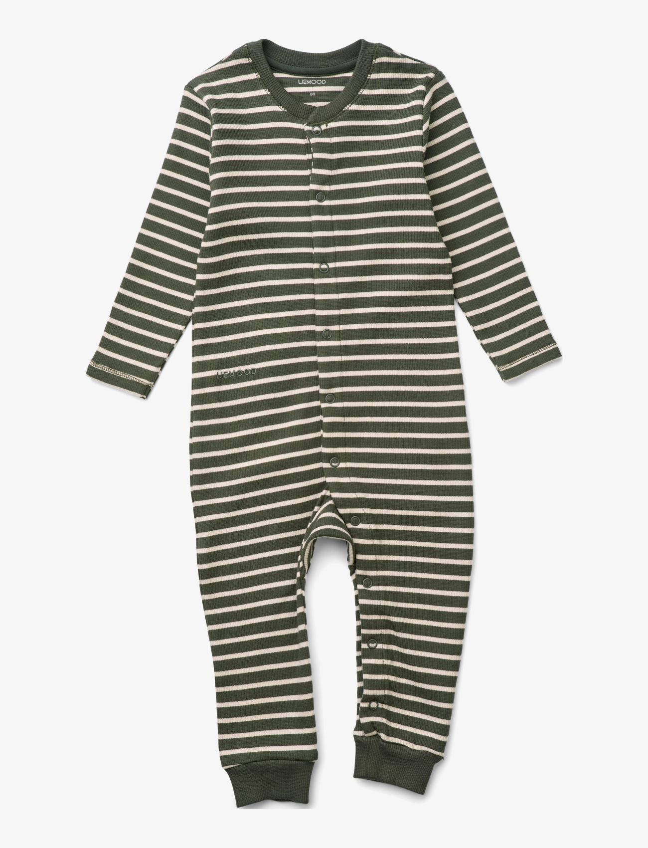 Y/D STRIPE: HUNTER GREEN / SANDY