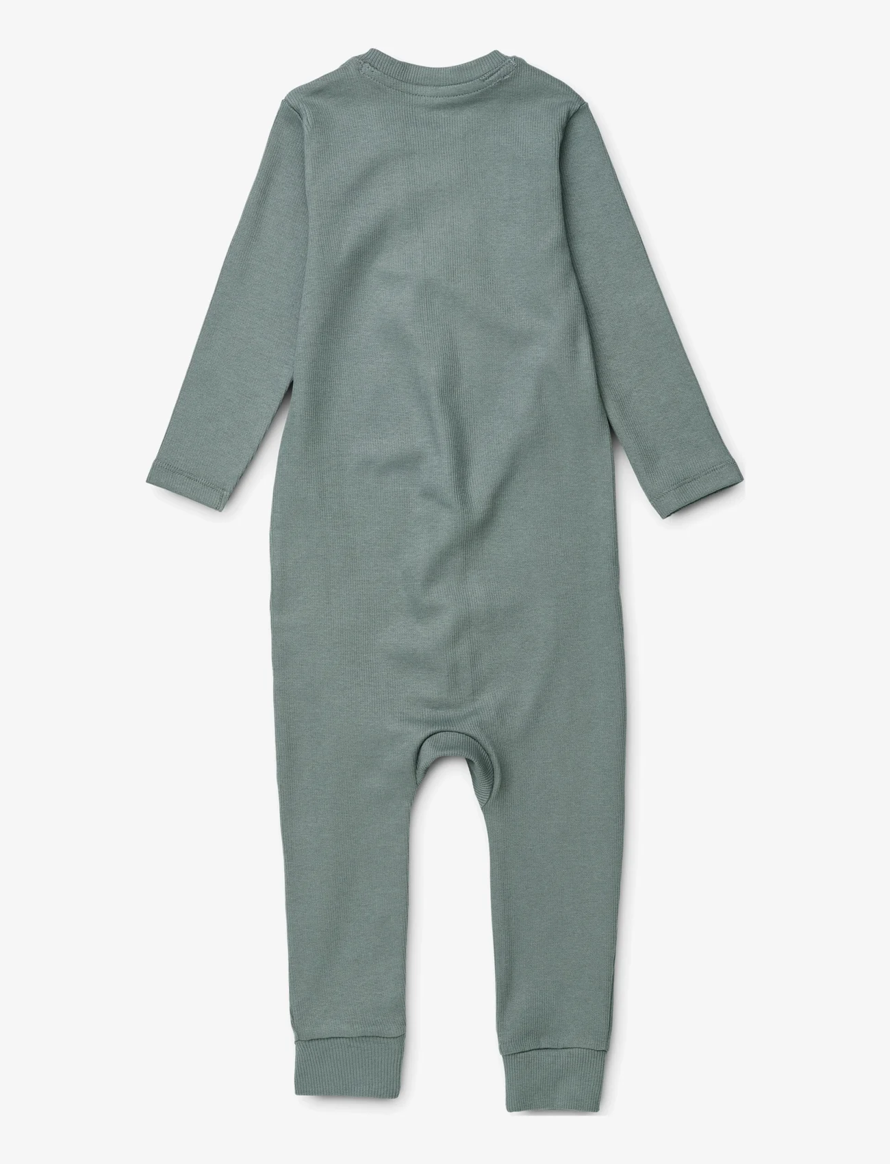 Liewood - Birk pyjamas jumpsuit - pajacyki do spania - blue fog - 1