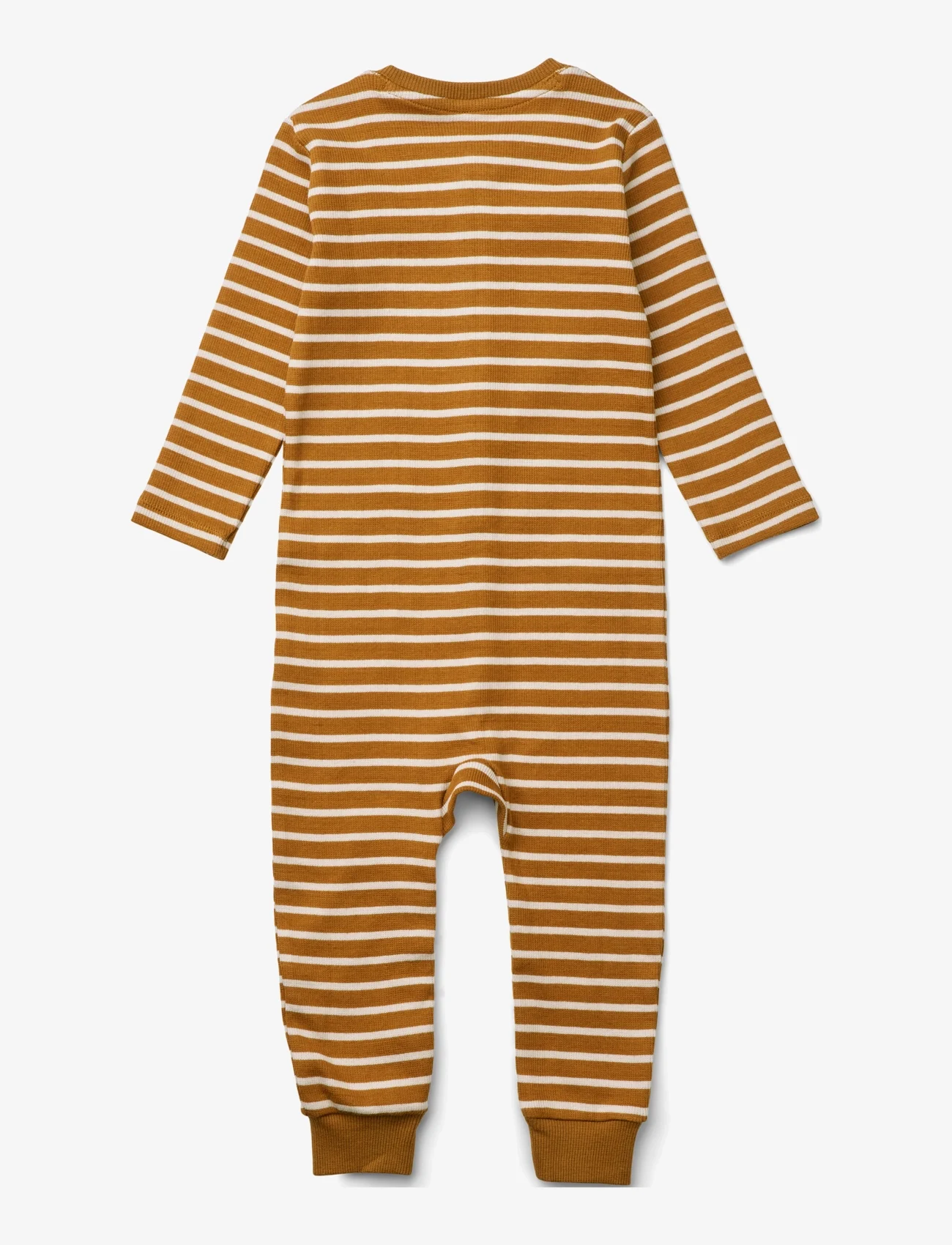 Liewood - Birk pyjamas jumpsuit - slaapoveralls - y/d stripe - 1