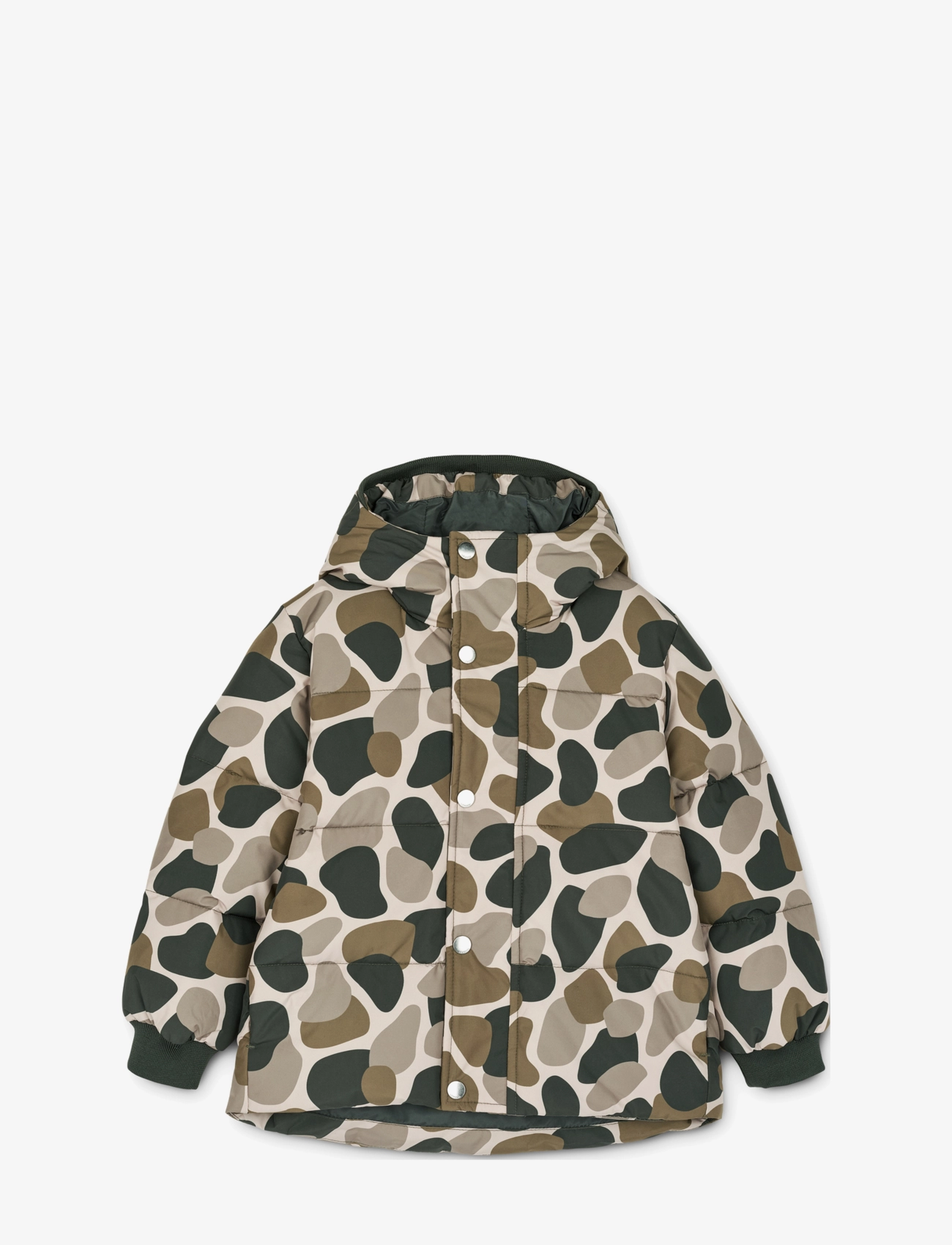 Liewood - Palle Puffer Down Jacket - camouflage / green multi mix - 1